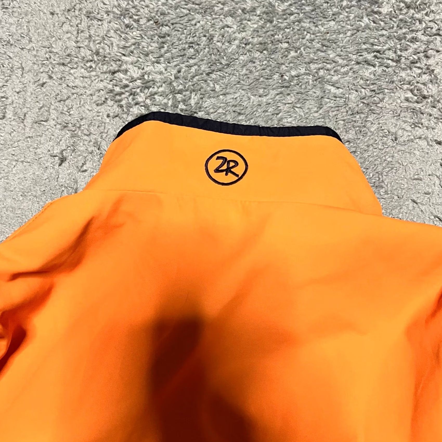 Vintage Zero Restriction Jacket Mens XL Pullover Reversible Windbreaker Golf Navy Orange Rain Wind Coat Orange XL Mens Size US XL / EU 56 / 4 - 5 Thumbnail