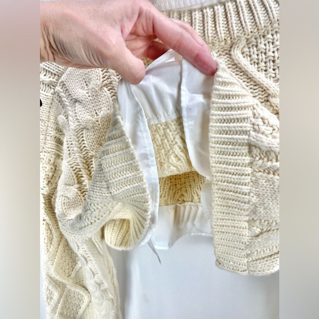 Lioness NEW Lioness Sonny Chic Cream Knit Crop Sweater US M (AU 10) Size S / US 4 / IT 40 - 9 Thumbnail