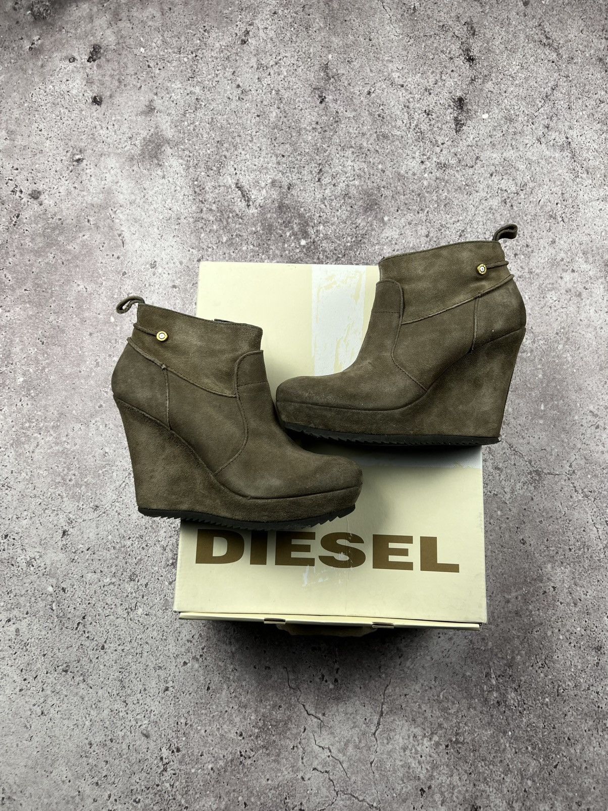 Diesel Diesel Archive Isabel Marant Bekett Style Suede Sneakers Size US 8.5 / IT 38.5 - 17 Thumbnail