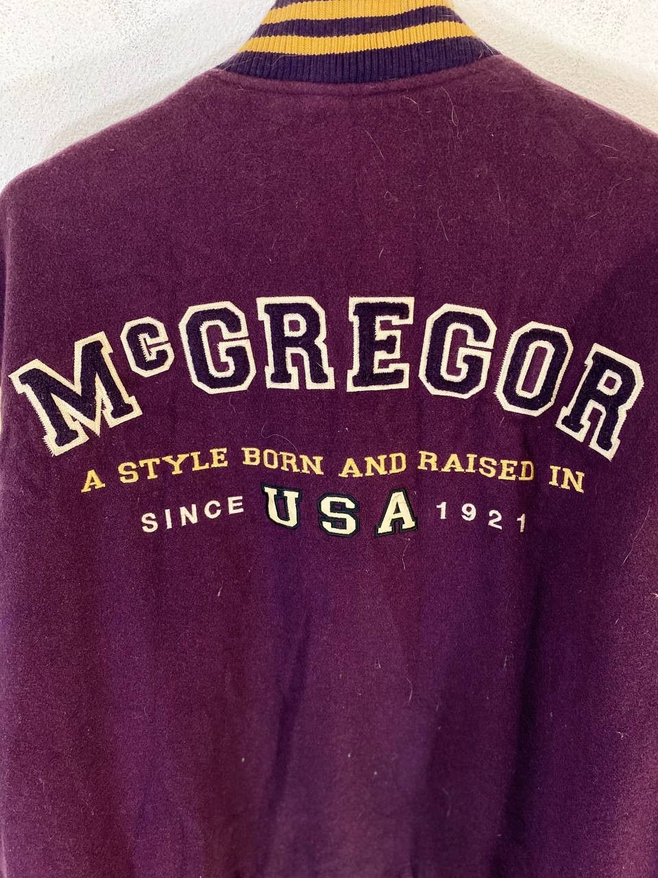 McGregor vintage mc gregor varsity jacket leather sleeves nice design Size US L / EU 52-54 / 3 - 10 Thumbnail