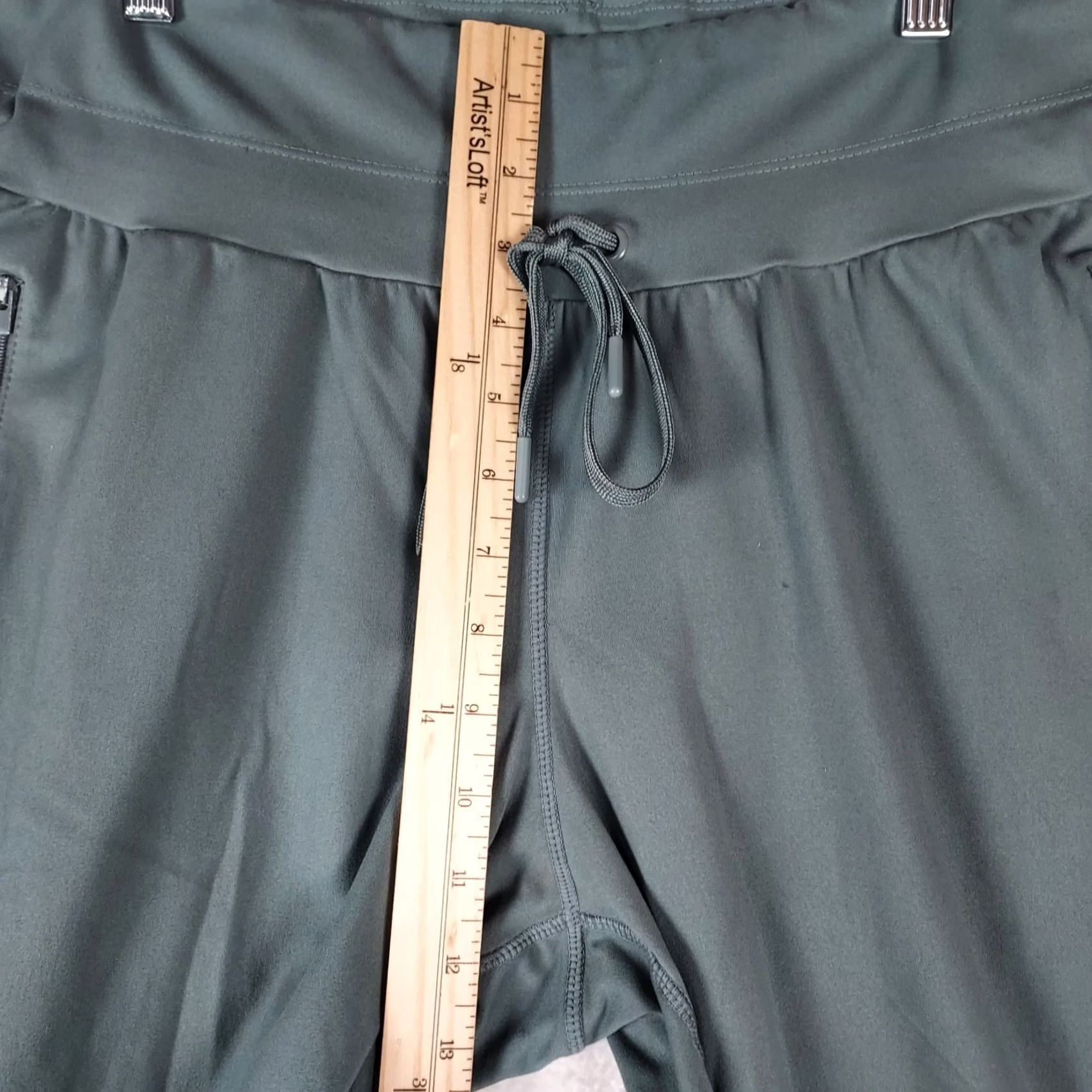 Vintage Maurices Women’s Activewear Joggers L Regular Blue Green Polyester Stretch Jogger Pants Womens Size 36" / US 14 / IT 50 - 5 Thumbnail