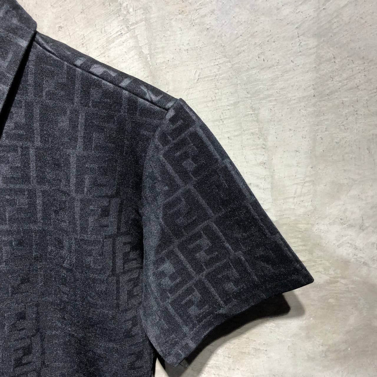 Fendi Fendi Zucca Monogram Half Button short sleeve polo Size XS / US 0-2 / IT 36-38 - 9 Thumbnail