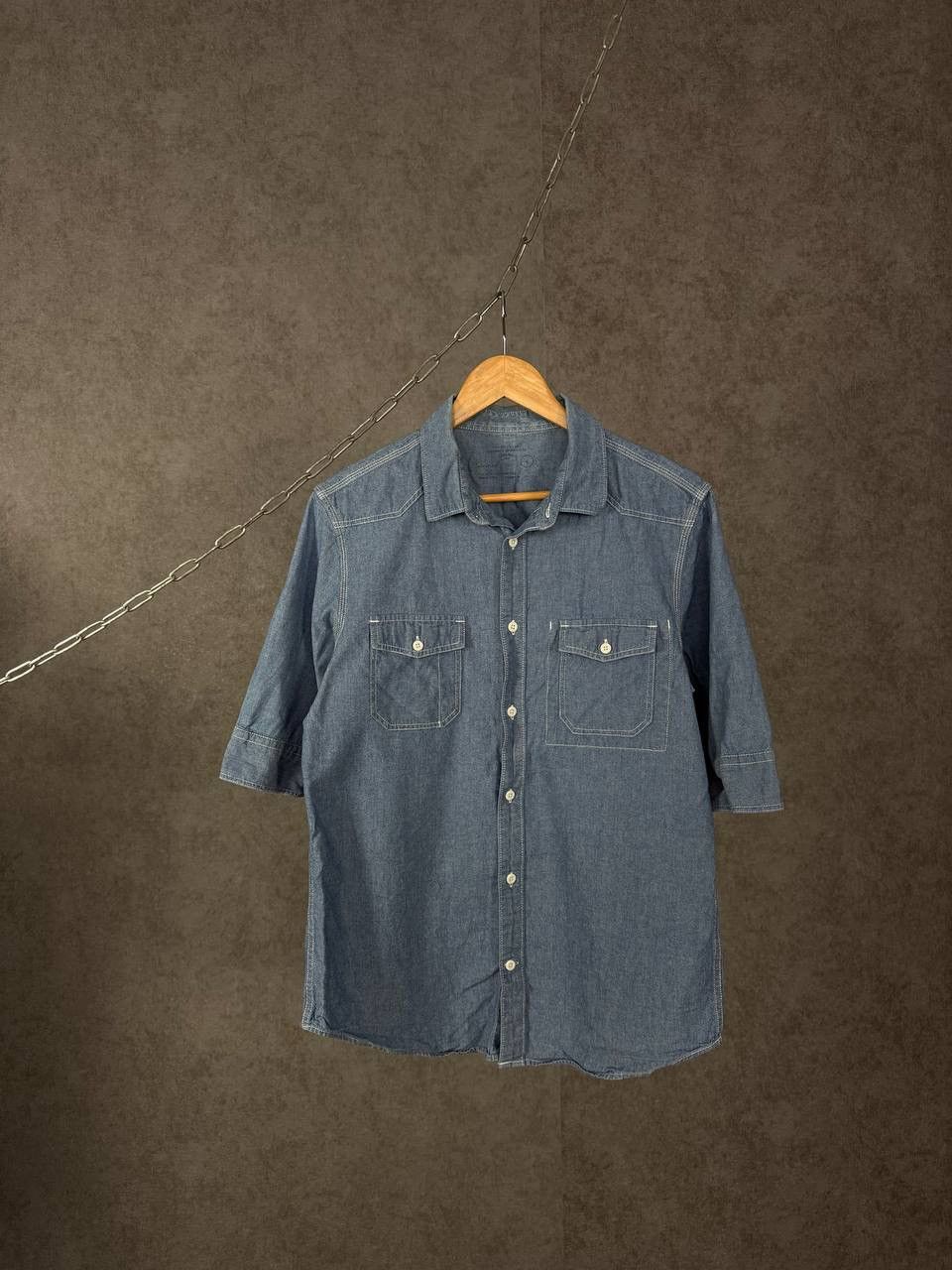 Allsaints Allsaints vintage designer shirt Size US L / EU 52-54 / 3 - 1 Thumbnail