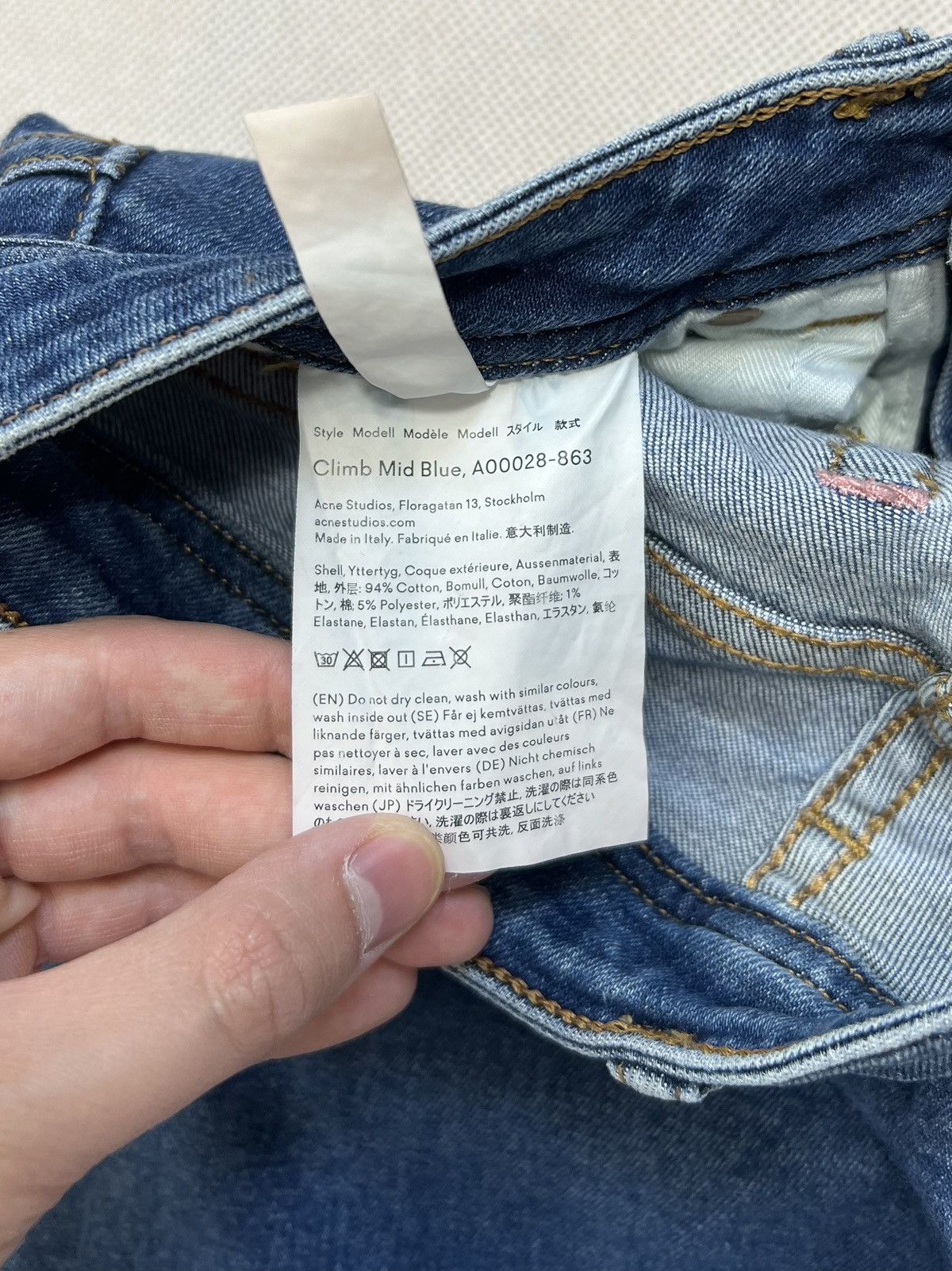 Acne Studios Pants Acne Studios Blå Konst Stockholm jeans Size 26" / US 2 / IT 38 - 5 Thumbnail