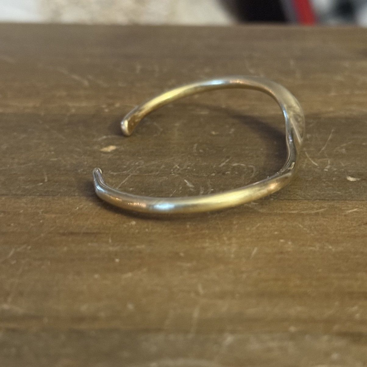 Other Brass wavy cuff bangle bracelet Size ONE SIZE - 4 Thumbnail