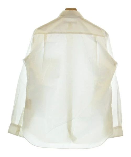 Comme des Garcons SHIRT Shirt Casual Long Sleeve Plain Button Up Cotton White Size US S / EU 44-46 / 1 - 2 Thumbnail