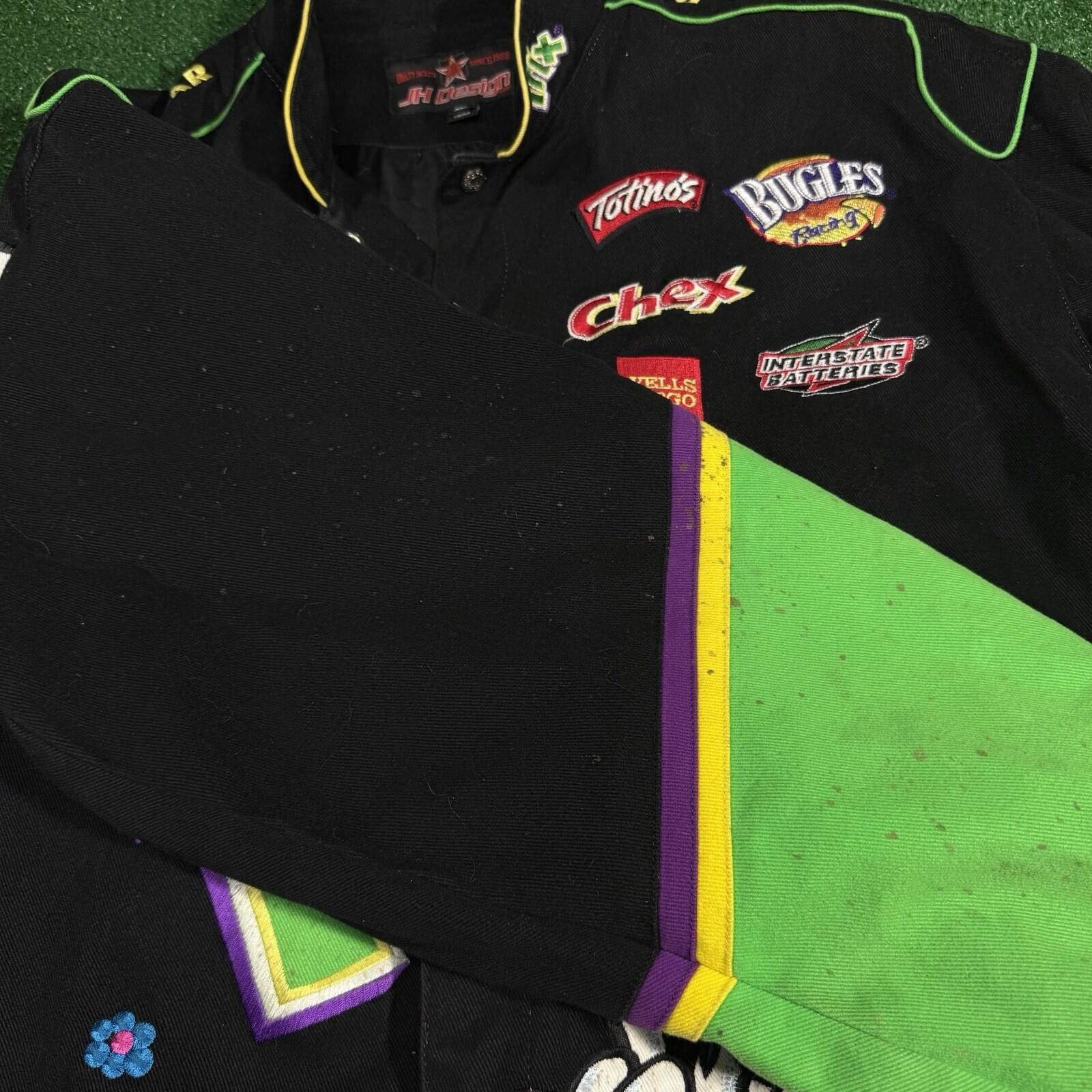 JH Design Vintage Trix NASCAR Jacket Mens XXL JH racing Bobby LaBonte Size ONE SIZE - 8 Thumbnail