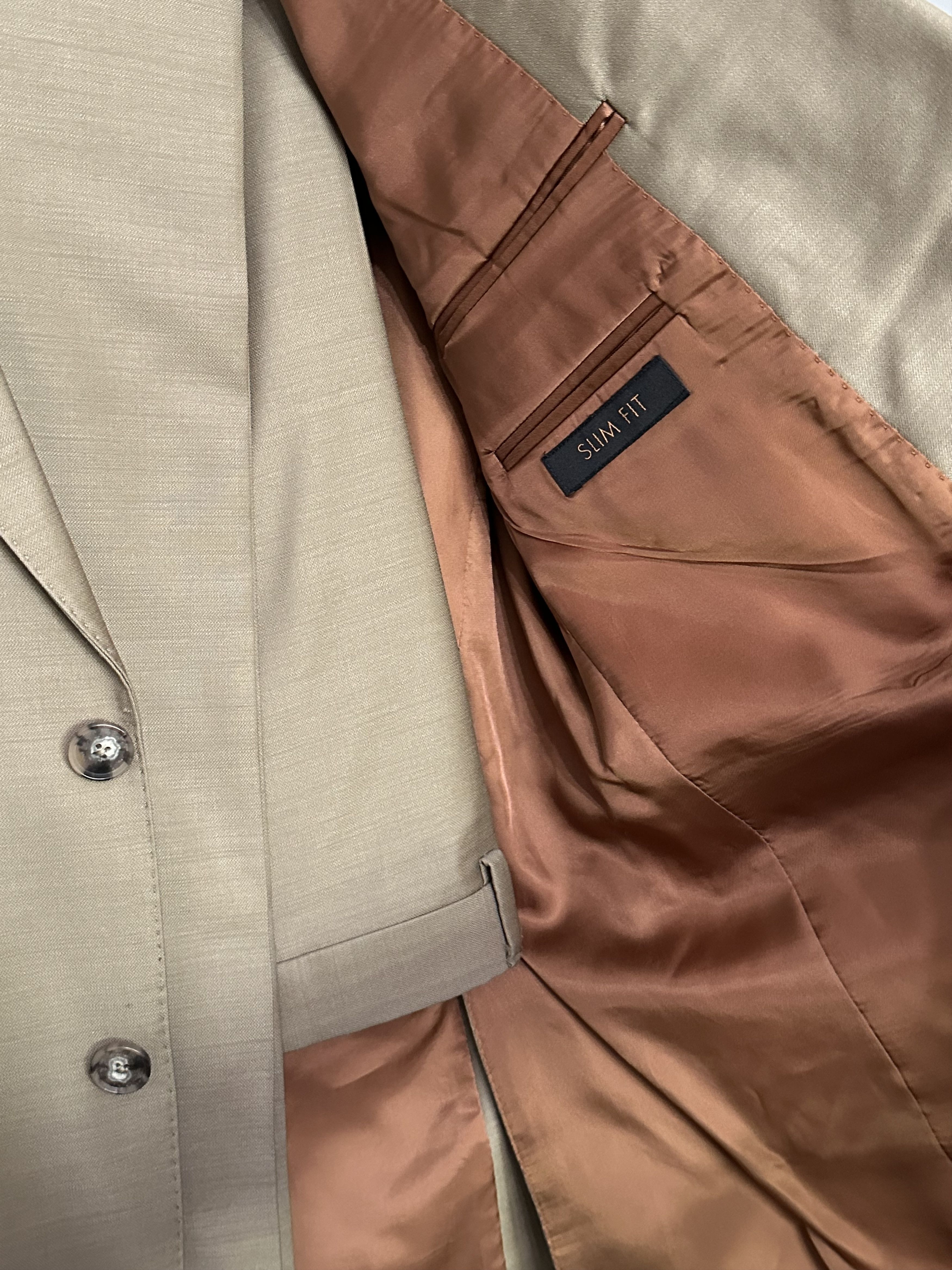 Jos. A. Bank JoS. A. Bank 100% Wool Slim 2 Piece Suit Size 40R - 2 Thumbnail