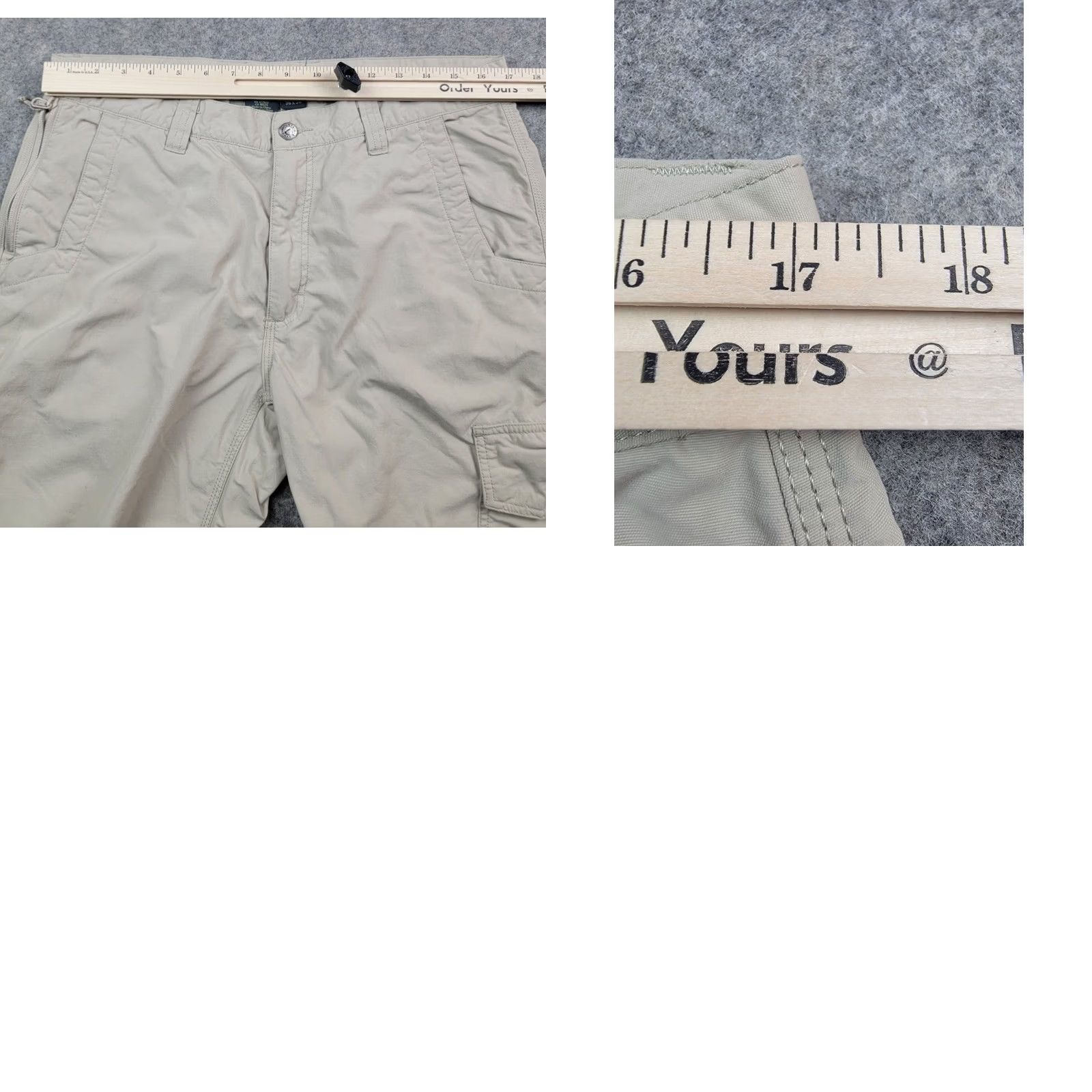 Mountain Khakis Mountain Khakis Snake River Pant Mens 36x29 Tan Beige Nylon Cargo Pockets Regular Straight Front Belt Loop Casual Outdoor Hiking Camping Pants Size US 36 / EU 52 - 11 Thumbnail