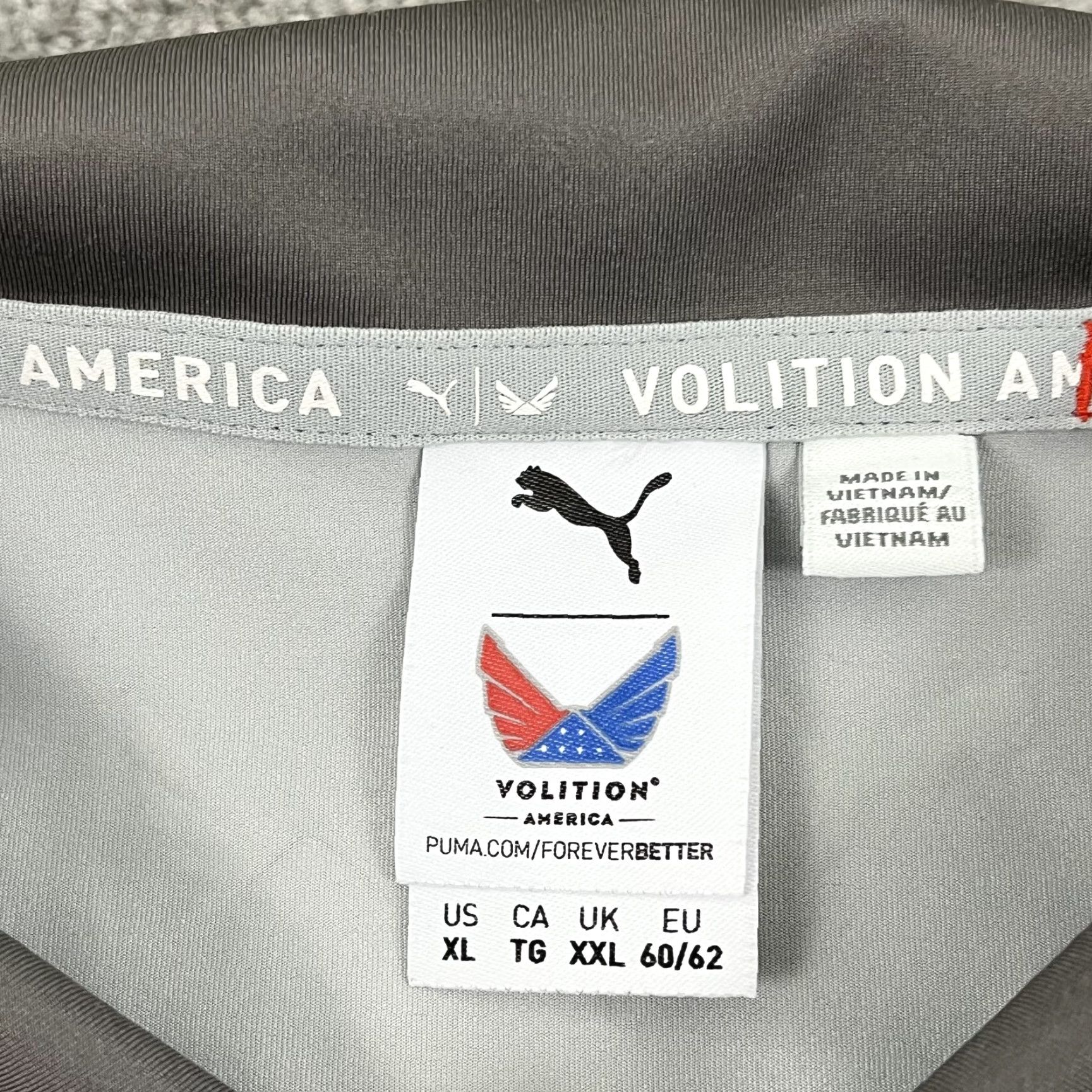 Puma Puma Polo Shirt Mens XL Gray Volition America USA Flag Golf Sport Polo Shirt Mens XL Gray Volition America USA Flag Golf Sport Size US XL / EU 56 / 4 - 4 Thumbnail