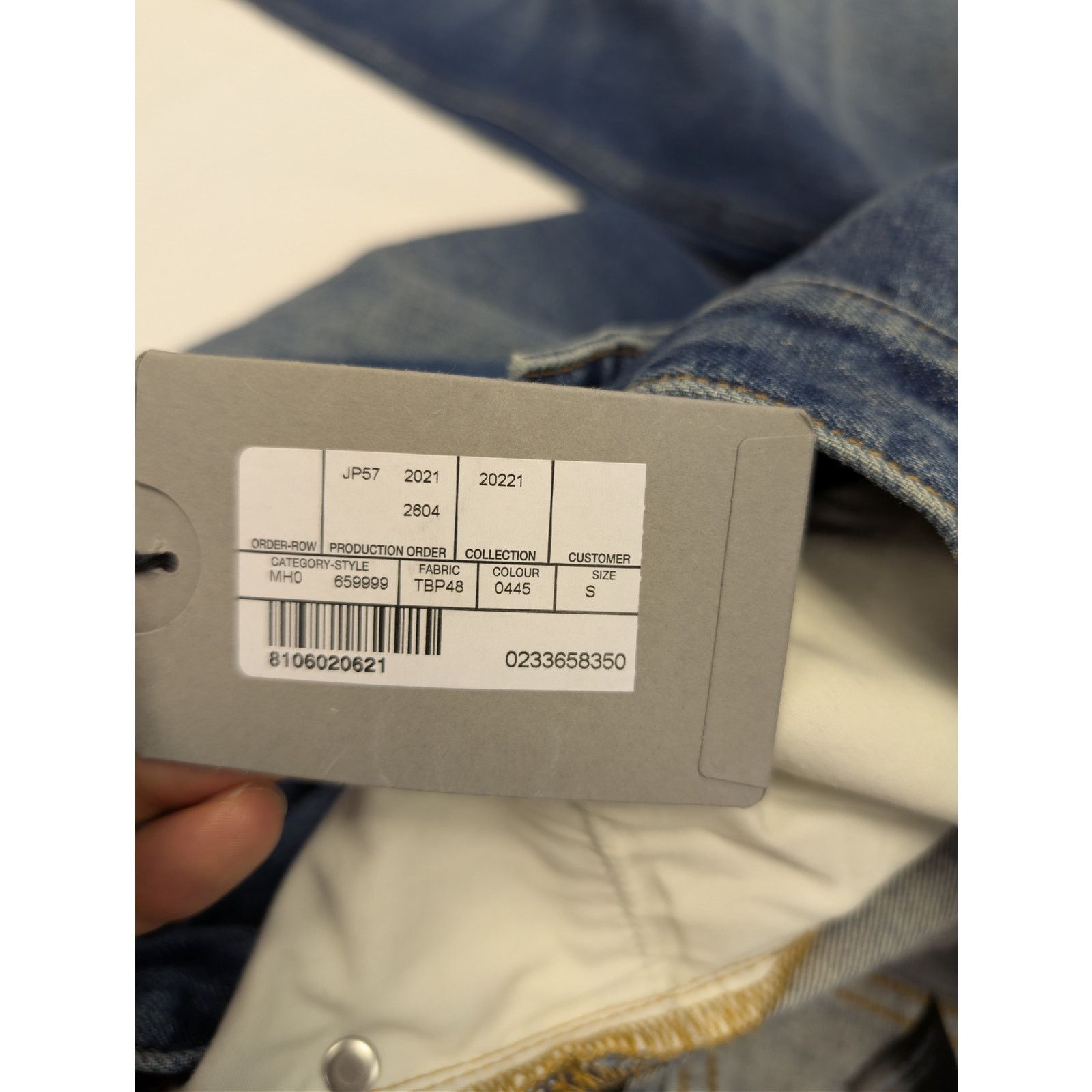 Balenciaga o1rshd1 Organic Vintage Denim Large Pants in Blue Size US 30 / EU 46 - 23 Thumbnail