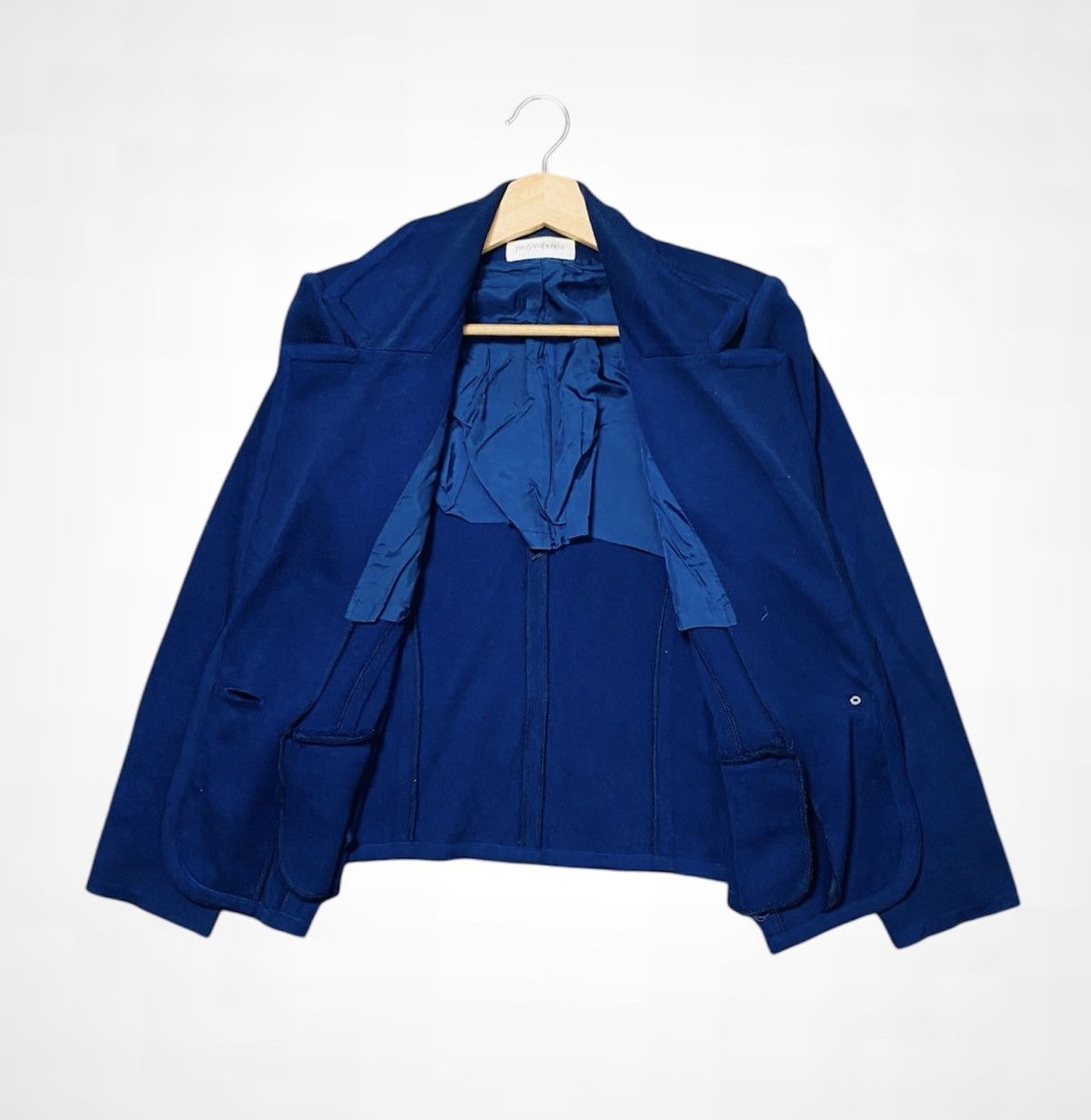 Yves Saint Laurent Rare Vintage Yves Saint Lauren Women Blazer Size S / US 4 / IT 40 - 3 Thumbnail