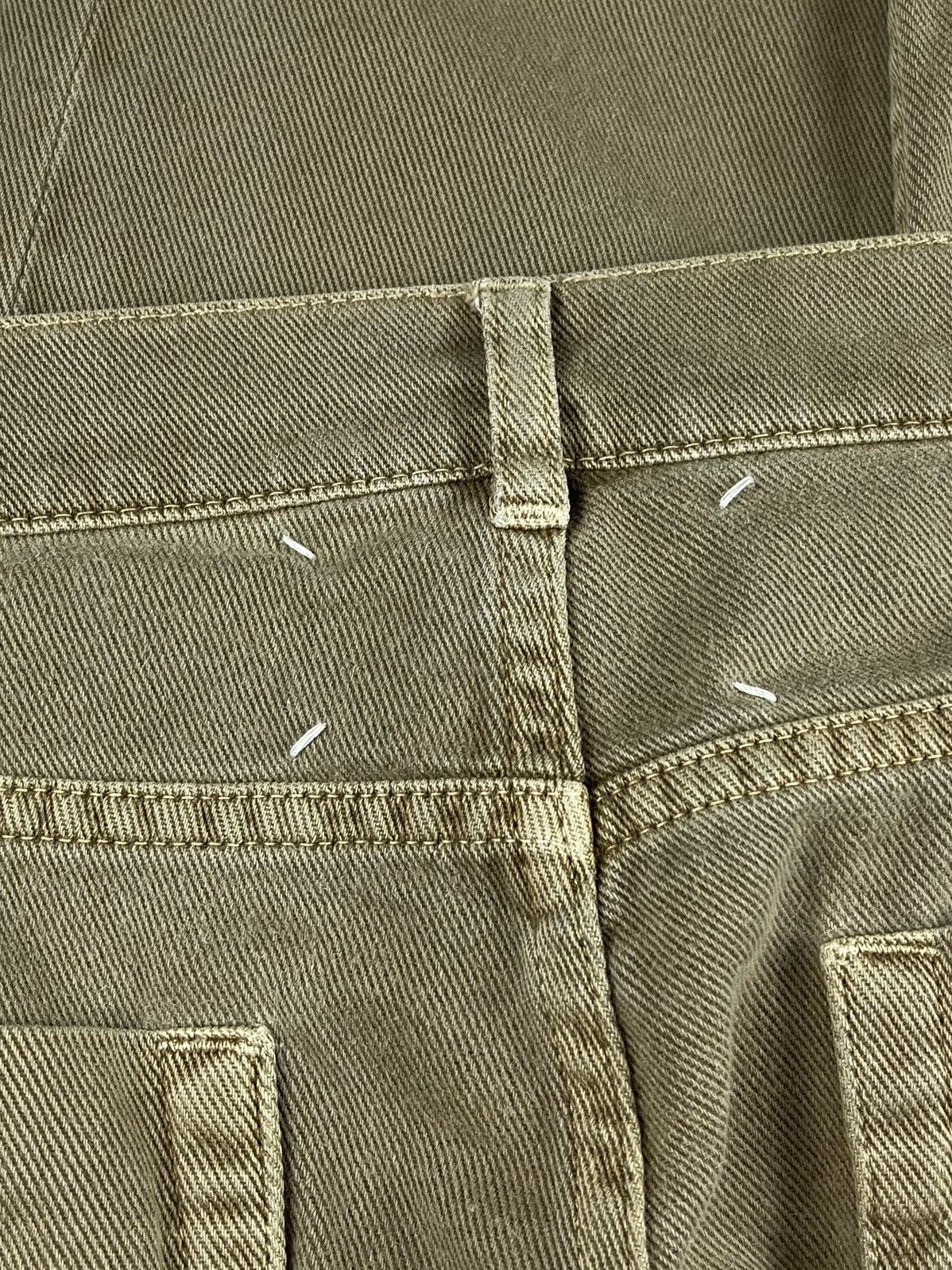 Maison Margiela SS13 Maison Margiela Line 10 Stitched Beige Slim Jeans Size US 30 / EU 46 - 5 Thumbnail