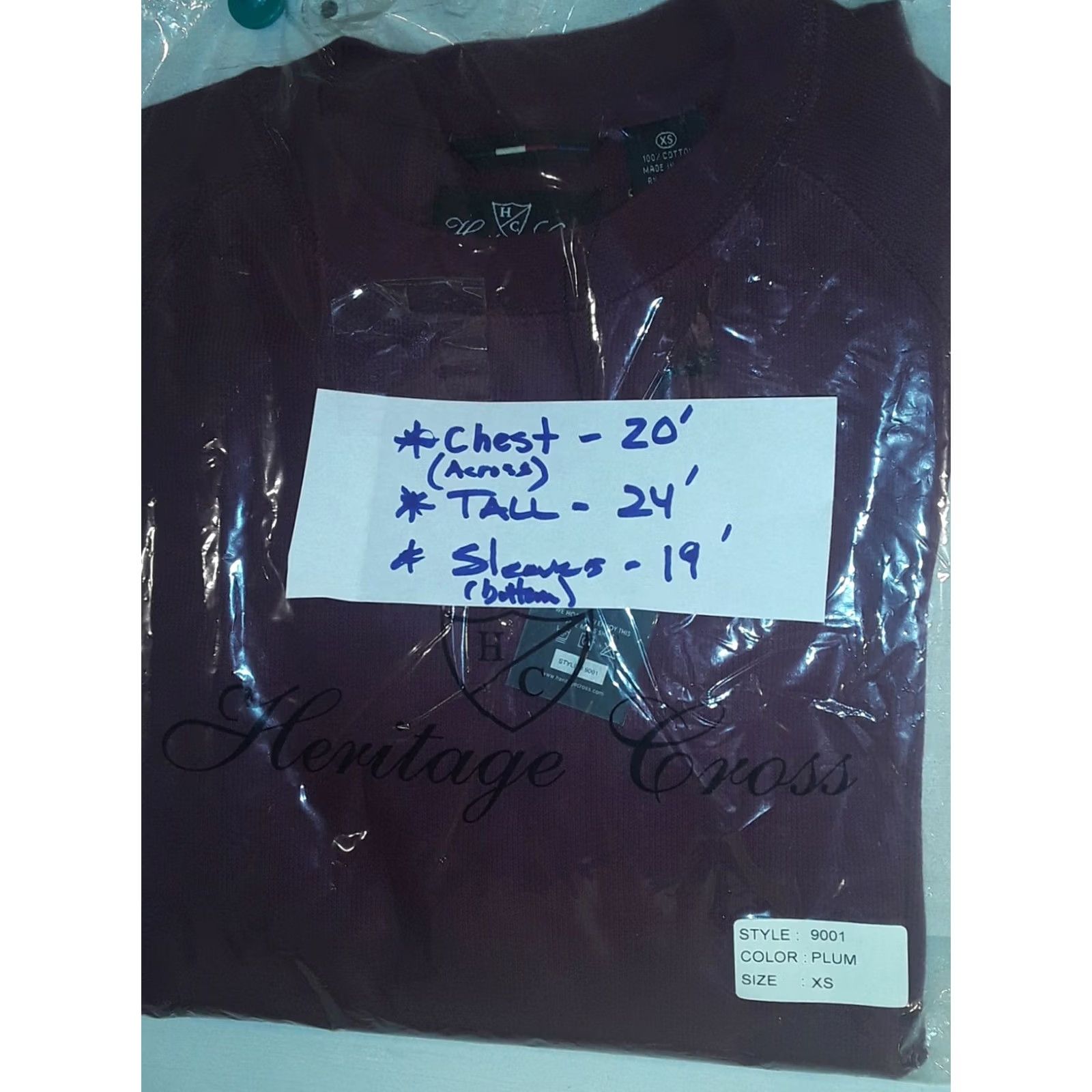 Vintage Plum & Butter Pullover Sweater XS Long Sleeve pima cotton soft 20x24 NWT Set of 2 Womens Christmas 20x24 A7 Size XS / US 0-2 / IT 36-38 - 3 Thumbnail