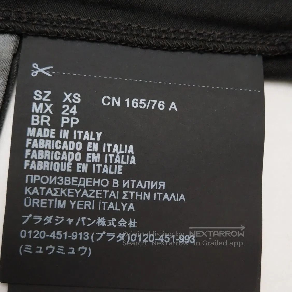 Prada Prada Black Velvet Slim. Size US 42 / EU 58 - 5 Thumbnail