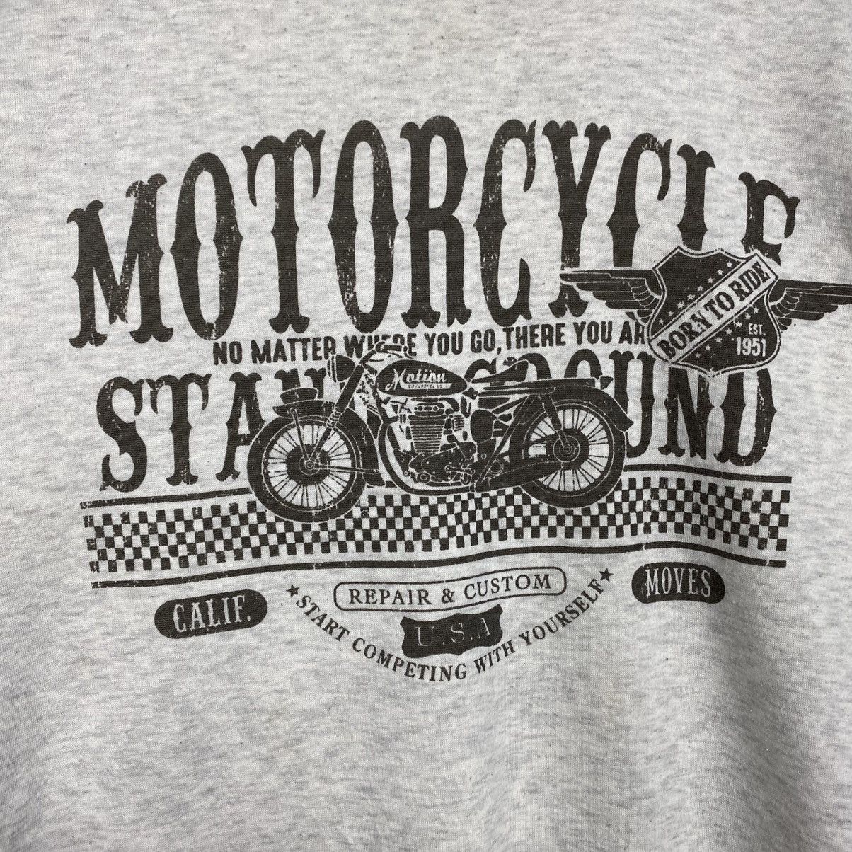 Japanese Brand Vintage Sweatshirt Motorcycle Born To Ride Big Logo Size US L / EU 52-54 / 3 - 14 Thumbnail