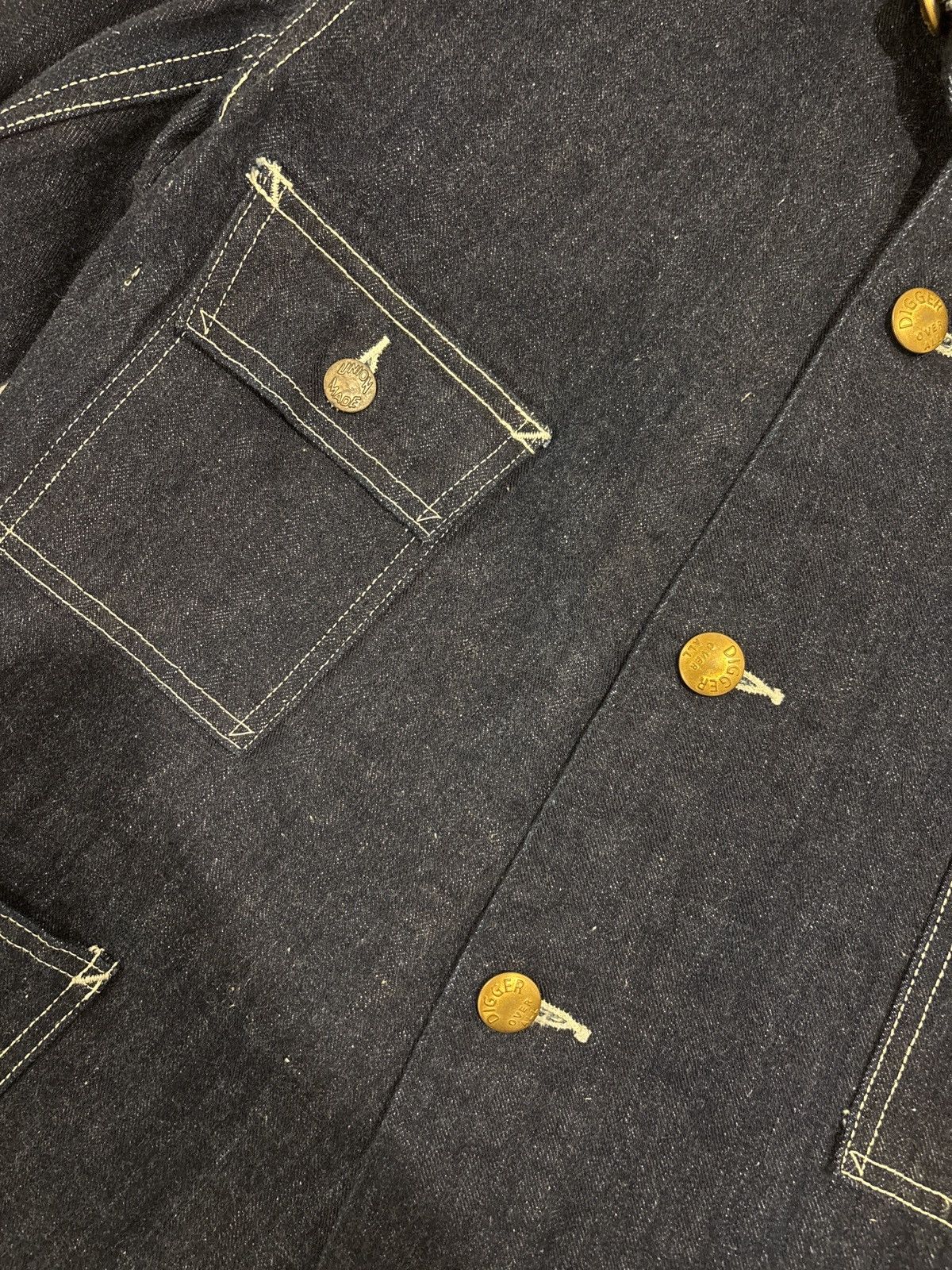 Warehouse & Co. Warehouse and co "Lot 2165 INDIGO HERRINGBONE COVERall Size US XL / EU 56 / 4 - 2 Thumbnail