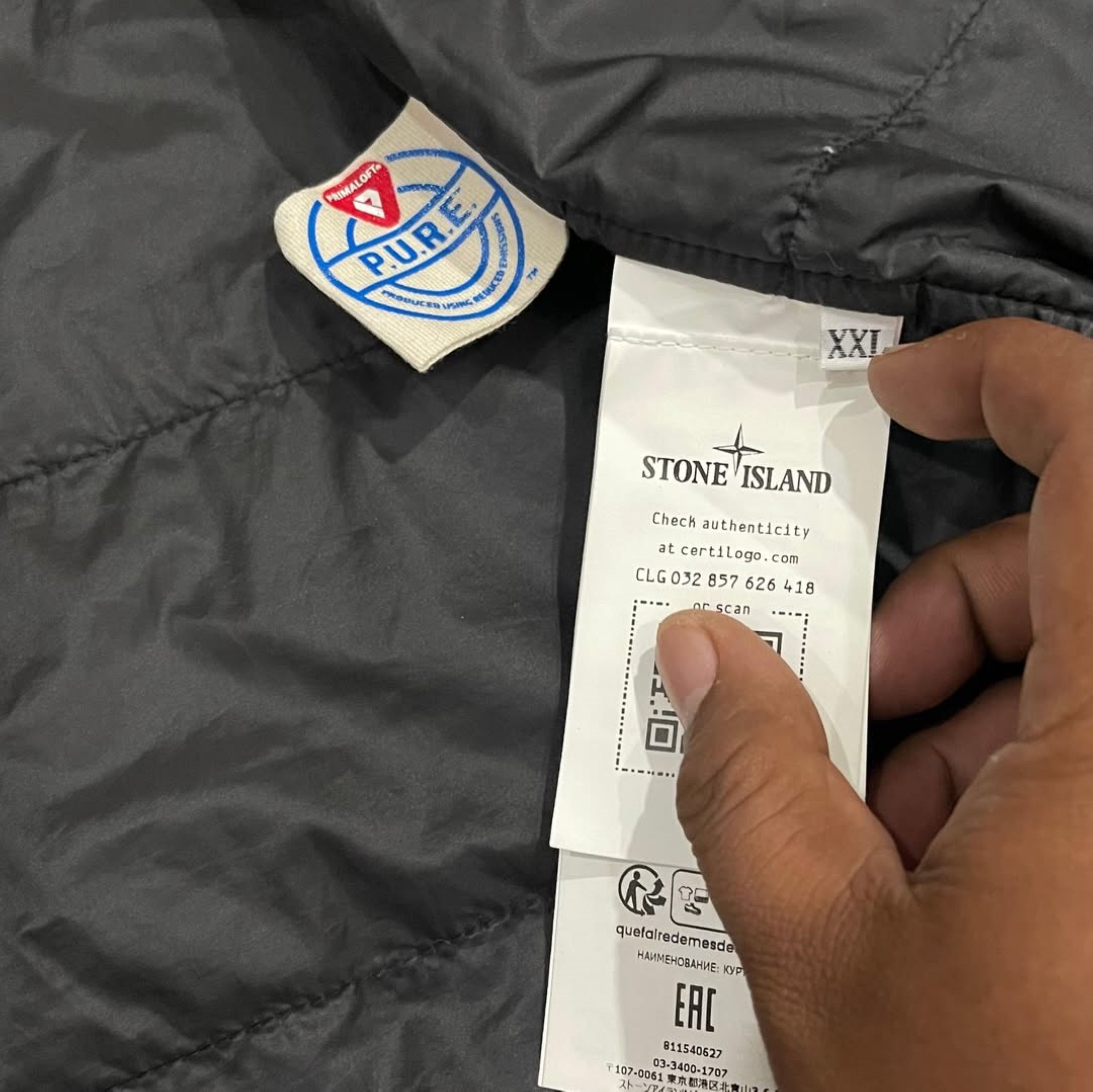 Stone Island Stone Island Soft Shell-R Jacket with PrimaLoft Size US XXL / EU 58 / 5 - 4 Thumbnail