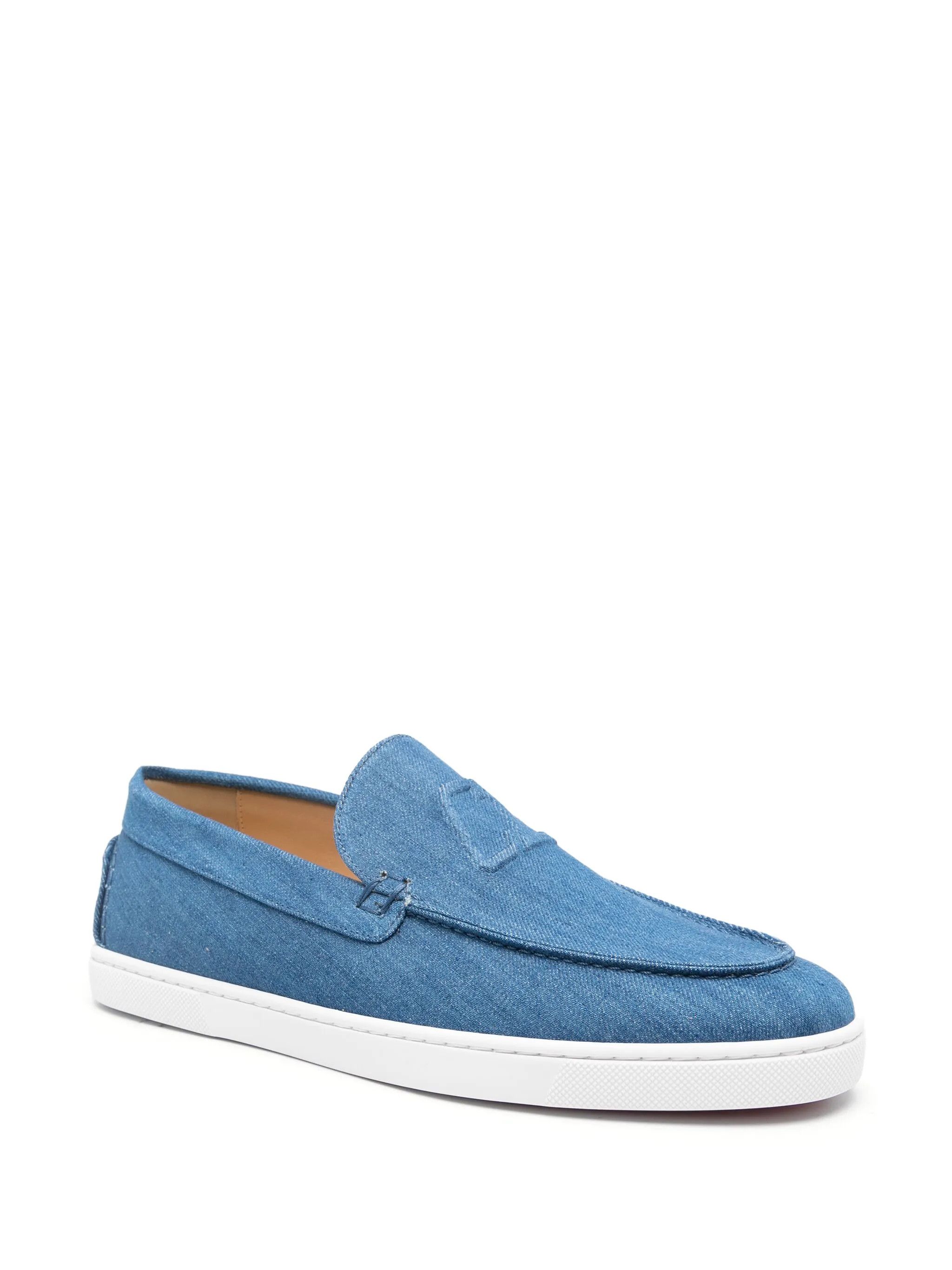 Christian Louboutin o1s1wg111025 Loafers in Blue Size US 11 / EU 44 - 2 Thumbnail
