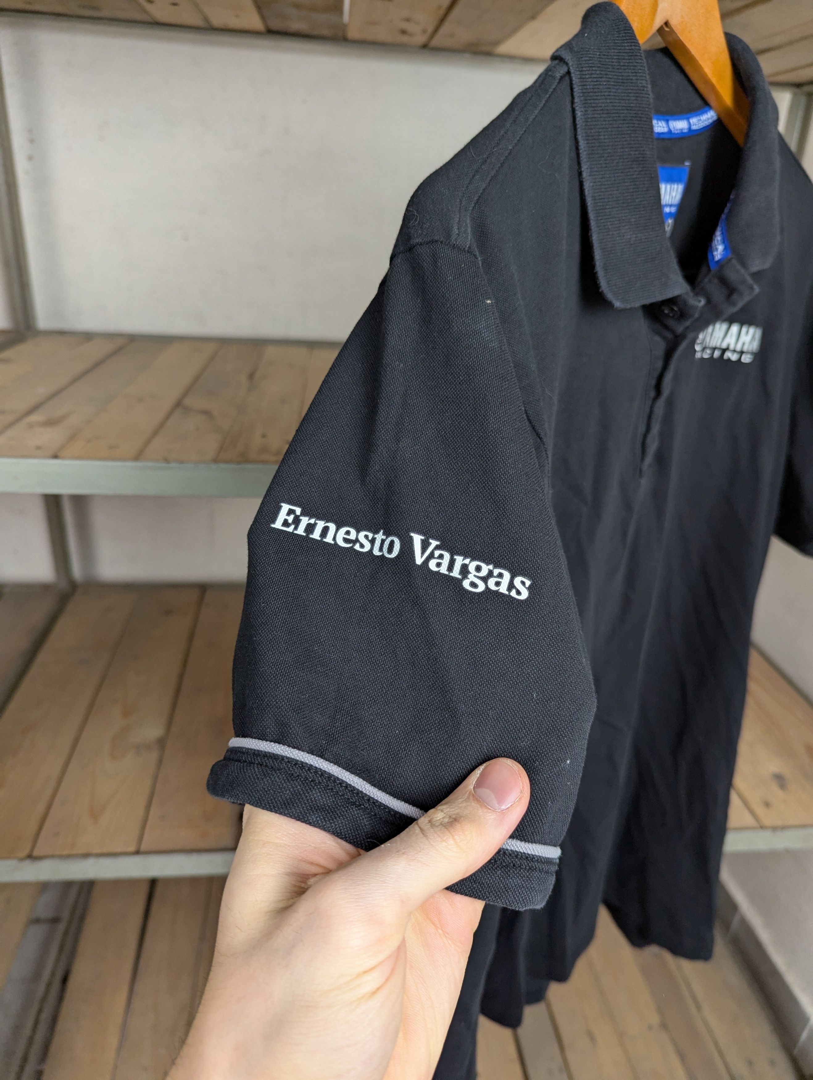 Vintage × Yamaha Yamaha Racing × Yamalube Technical Paddock Polo Shirt Size L Size US L / EU 52-54 / 3 - 4 Thumbnail