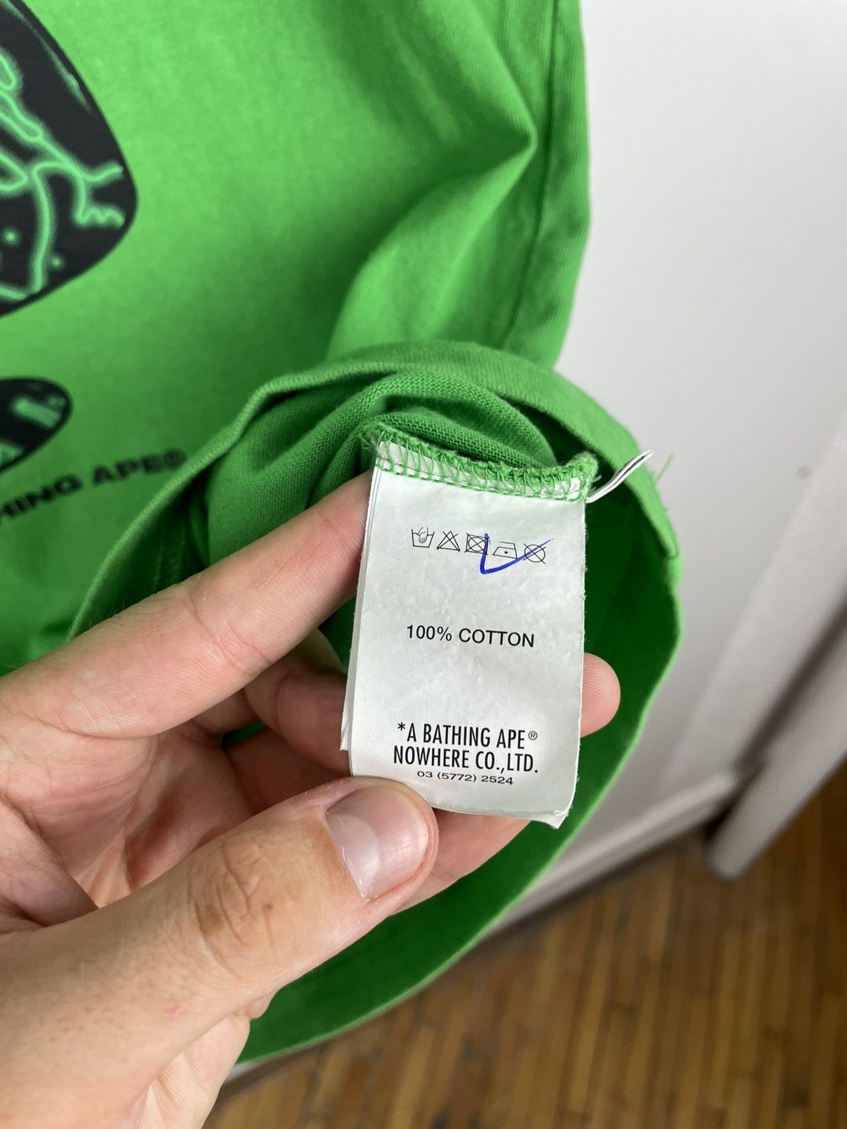 Aape × Bape Aape by A Bathing Ape BAPE UNVS Big Logo Green Size S Size US S / EU 44-46 / 1 - 8 Thumbnail