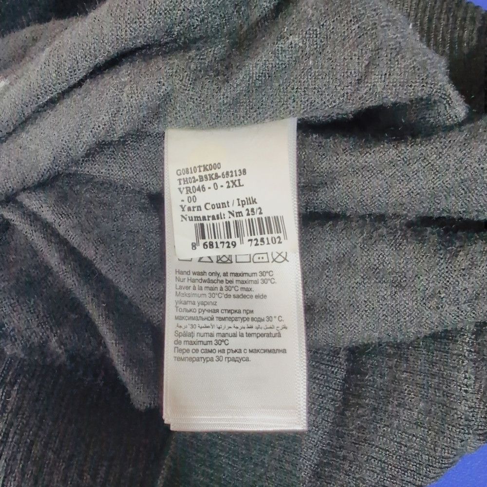 U.S. Polo Assn. US Polo Assn. Wool Blend XXL Men's Black Sweater Lightweigh Size US XXL / EU 58 / 5 - 5 Thumbnail