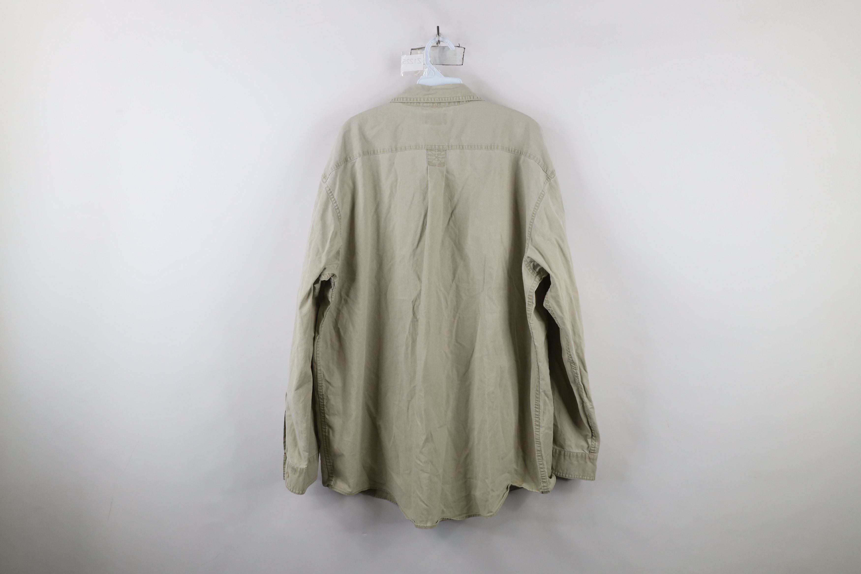 L.L. Bean × Vintage Vintage LL Bean Safari Bush Collared Button Shirt Beige Size US XL / EU 56 / 4 - 11 Thumbnail