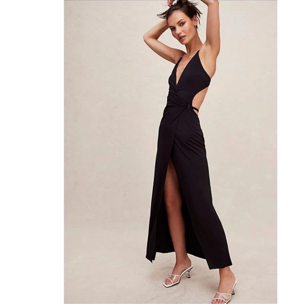 Free People NWT FREE PEOPLE Bec + Bridge Zadie Wrap Maxi Dress $330 Size L / US 10 / IT 46 - 5 Thumbnail