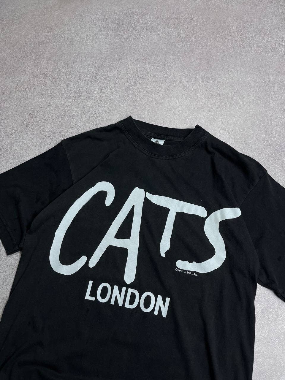 Vintage Vintage 90s Cats London Eyes T-shirt Rare Size US M / EU 48-50 / 2 - 2 Thumbnail