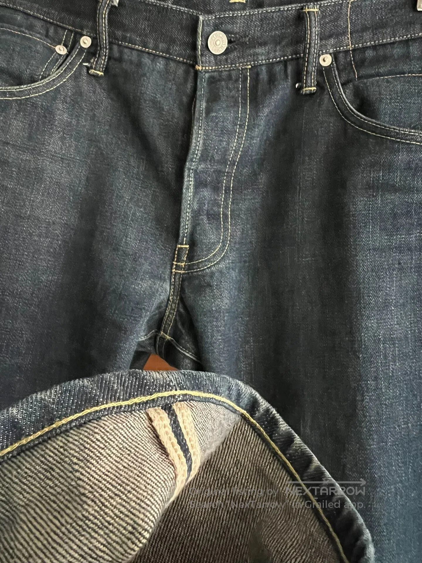 Visvim visvim red ear raw denim straight jeans. Size US 34 / EU 50 - 4 Thumbnail