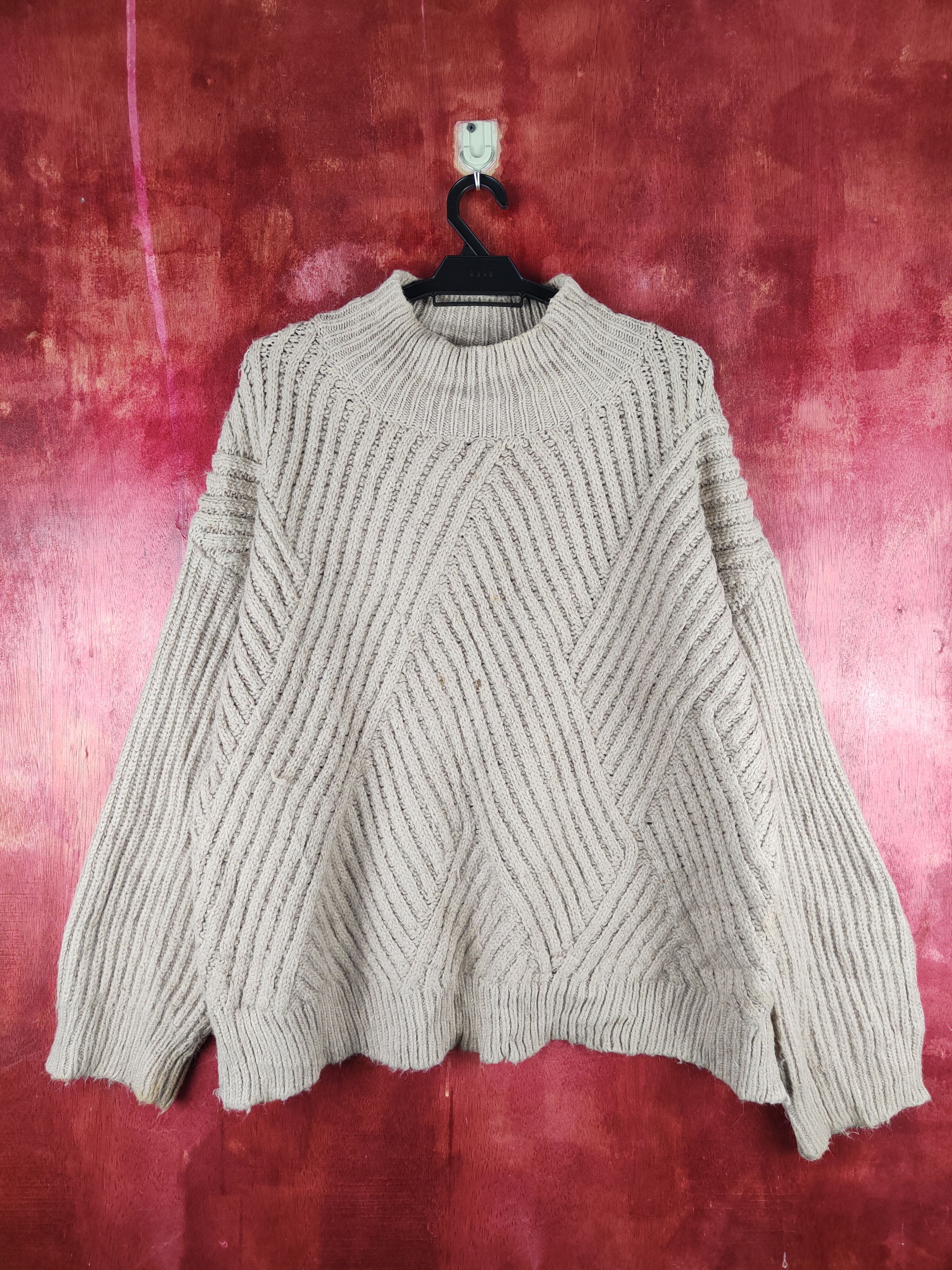 Japanese Brand × Vintage Manjuer Light Brown Knitwear Sweatshirts #S2351 Size US M / EU 48-50 / 2 - 1 Thumbnail