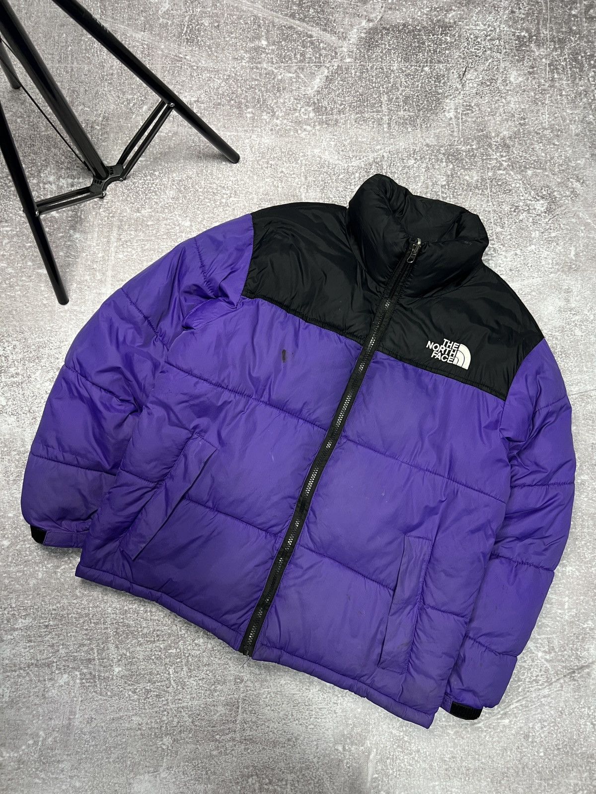 The North Face The North Face Puffer Jacket 700 Nuptse Black Purple Size US S / EU 44-46 / 1 - 1 Thumbnail