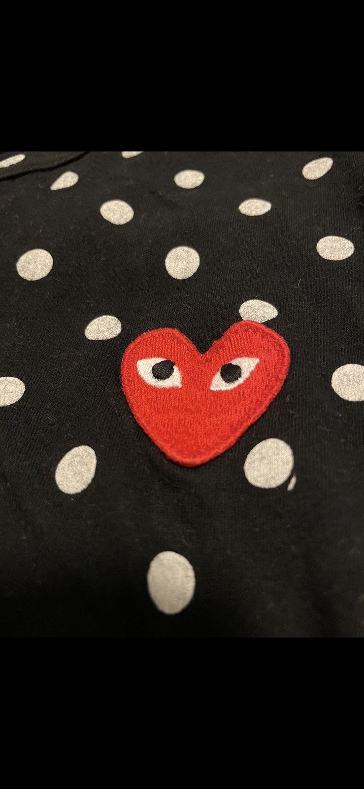 Comme des Garcons Comme des Garcons Black Polka Dot Long Sleeve Tee Size US S / EU 44-46 / 1 - 2 Thumbnail