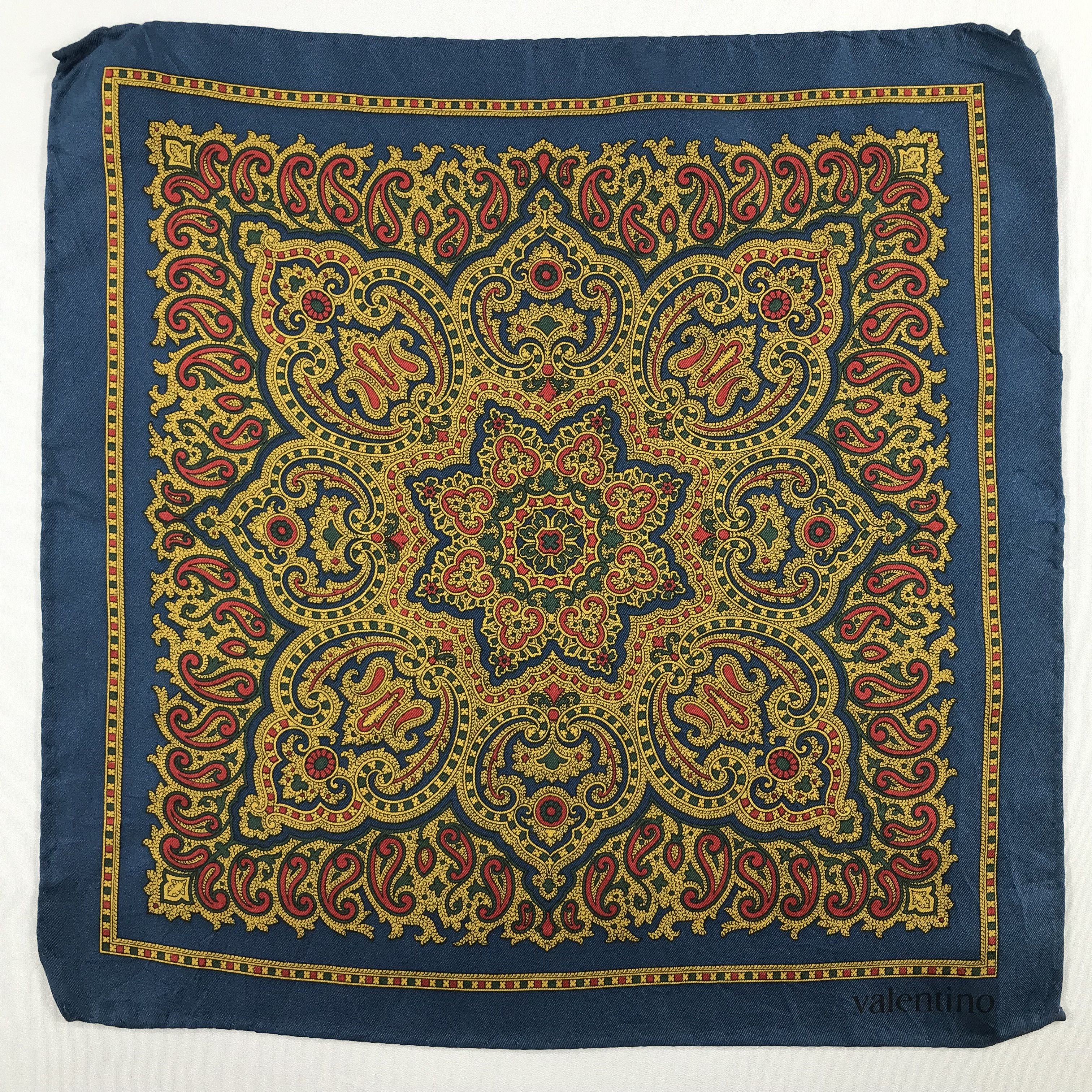 Valentino × Vintage Valentino Bandana / Handkerchief / Neckerchief - S2280 Size ONE SIZE - 1 Thumbnail