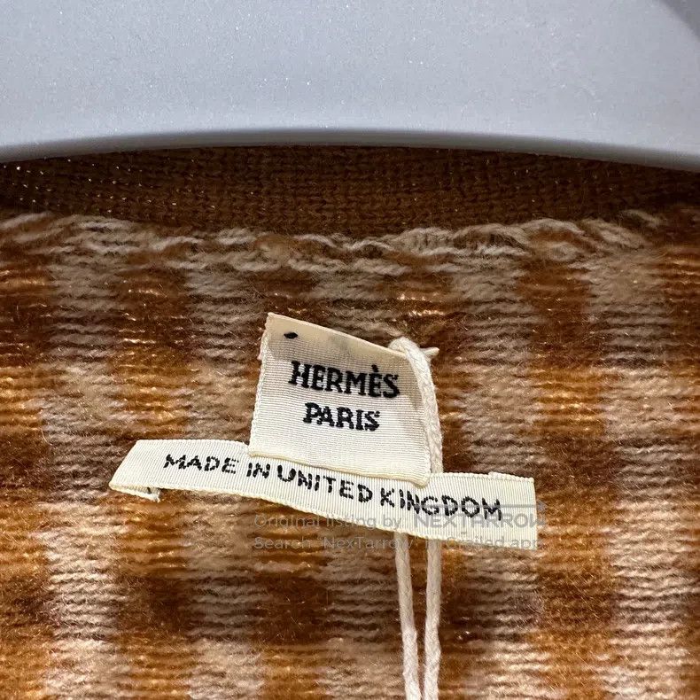 Hermes Hermes Plaid cashmere overcoat Size XXS / US 00 / IT 34 - 3 Thumbnail