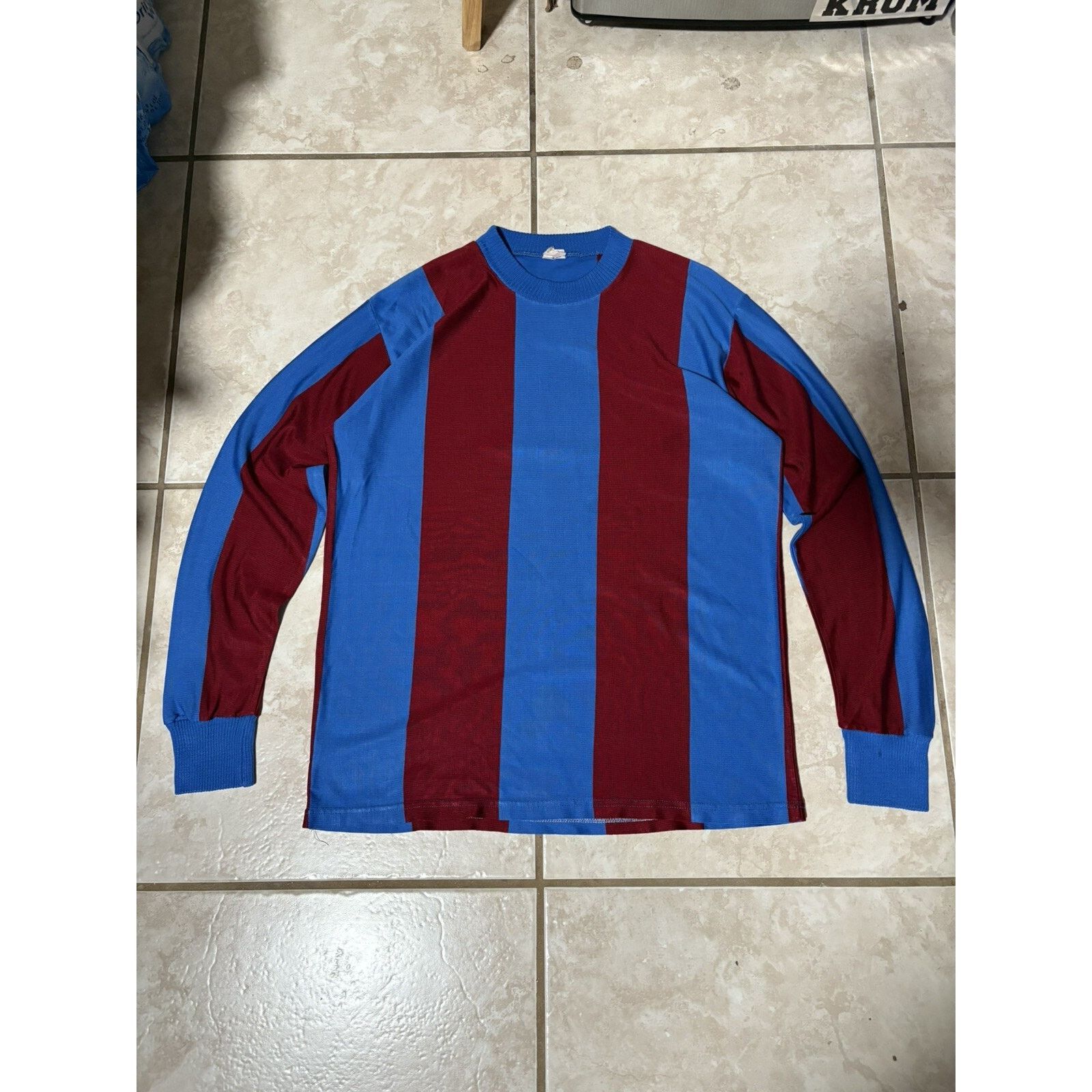 Vintage Vintage 1960s Durene Soccer Jersey Barcelona Blaugrana Rare Size US M / EU 48-50 / 2 - 1 Thumbnail