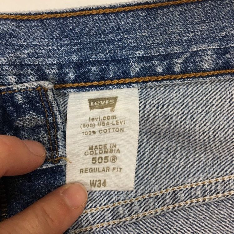 Levi's 90's Levi's 505 Blue Jean Streetwear SKATER SURFER Shorts 34 Size US 34 / EU 50 - 3 Thumbnail