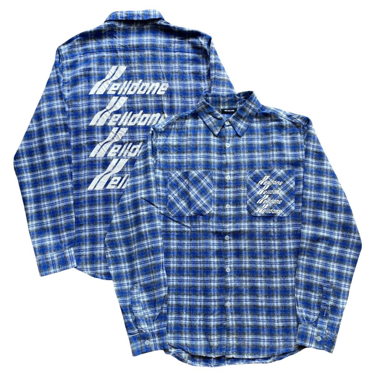 WE11DONE WE11DONE Flannel Shirt Size US L / EU 52-54 / 3 - 1 Thumbnail