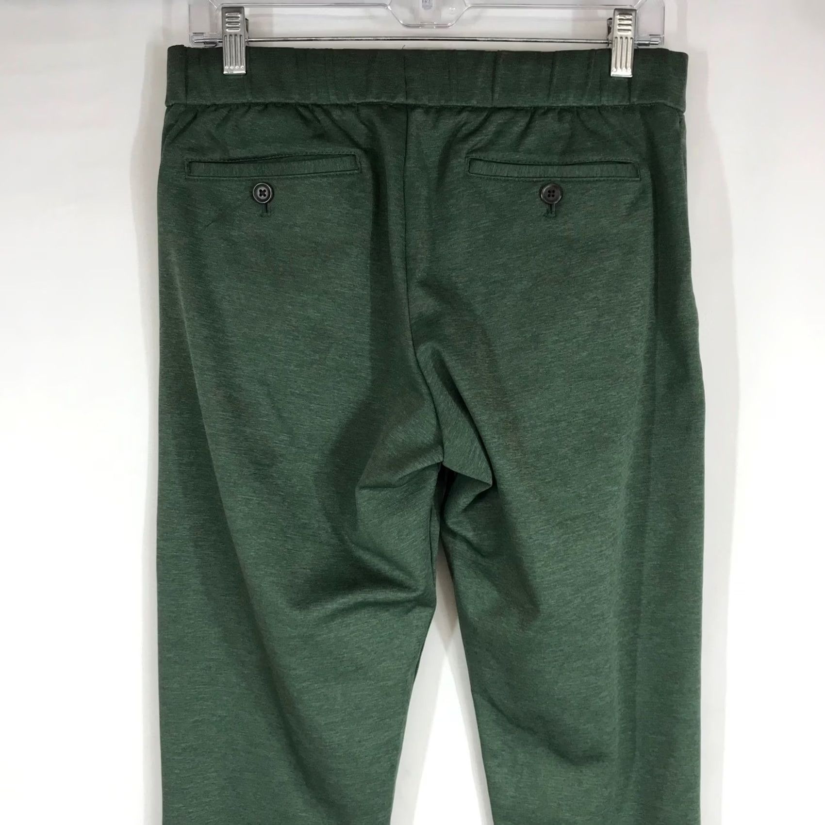 Bonobos Bonobos Mens Tapered Knit Trouser Pants Forest Green Short Size S Elastic Back Size US 29 - 5 Thumbnail