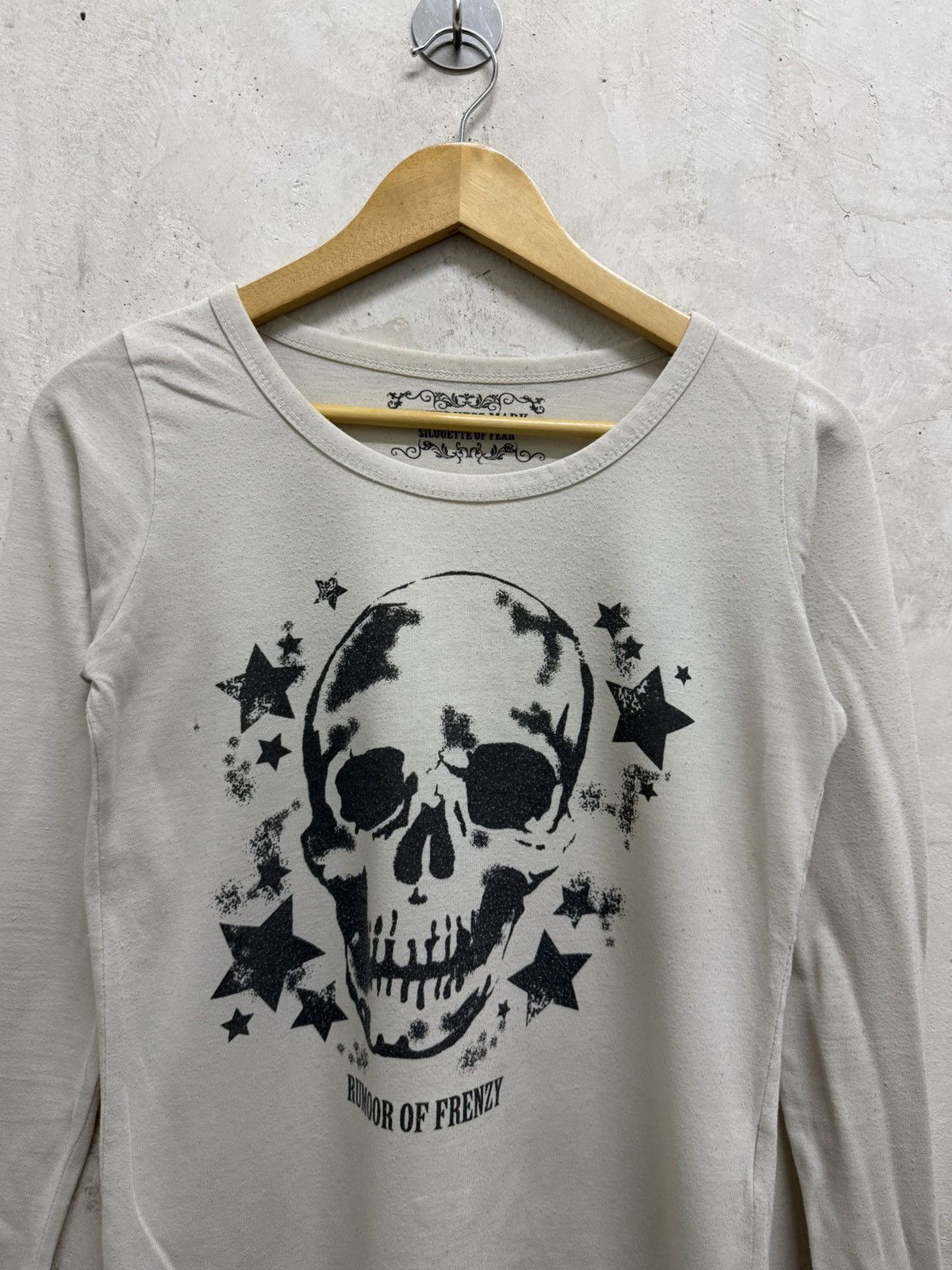 Japanese Brand Grunge Skull Gothic ifsixwasnine styled Goa Punk Tees Size XS / US 0-2 / IT 36-38 - 2 Thumbnail