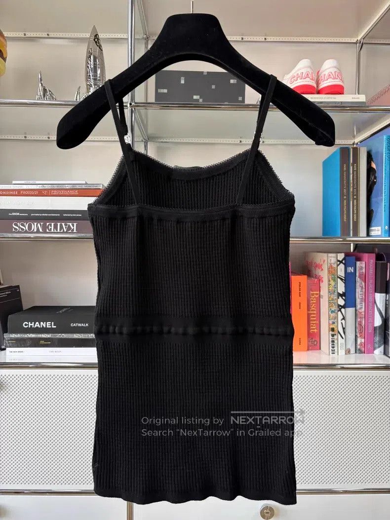 Chanel Chanel 24A black lace lace double C logo suspender Size XS / US 0-2 / IT 36-38 - 3 Thumbnail