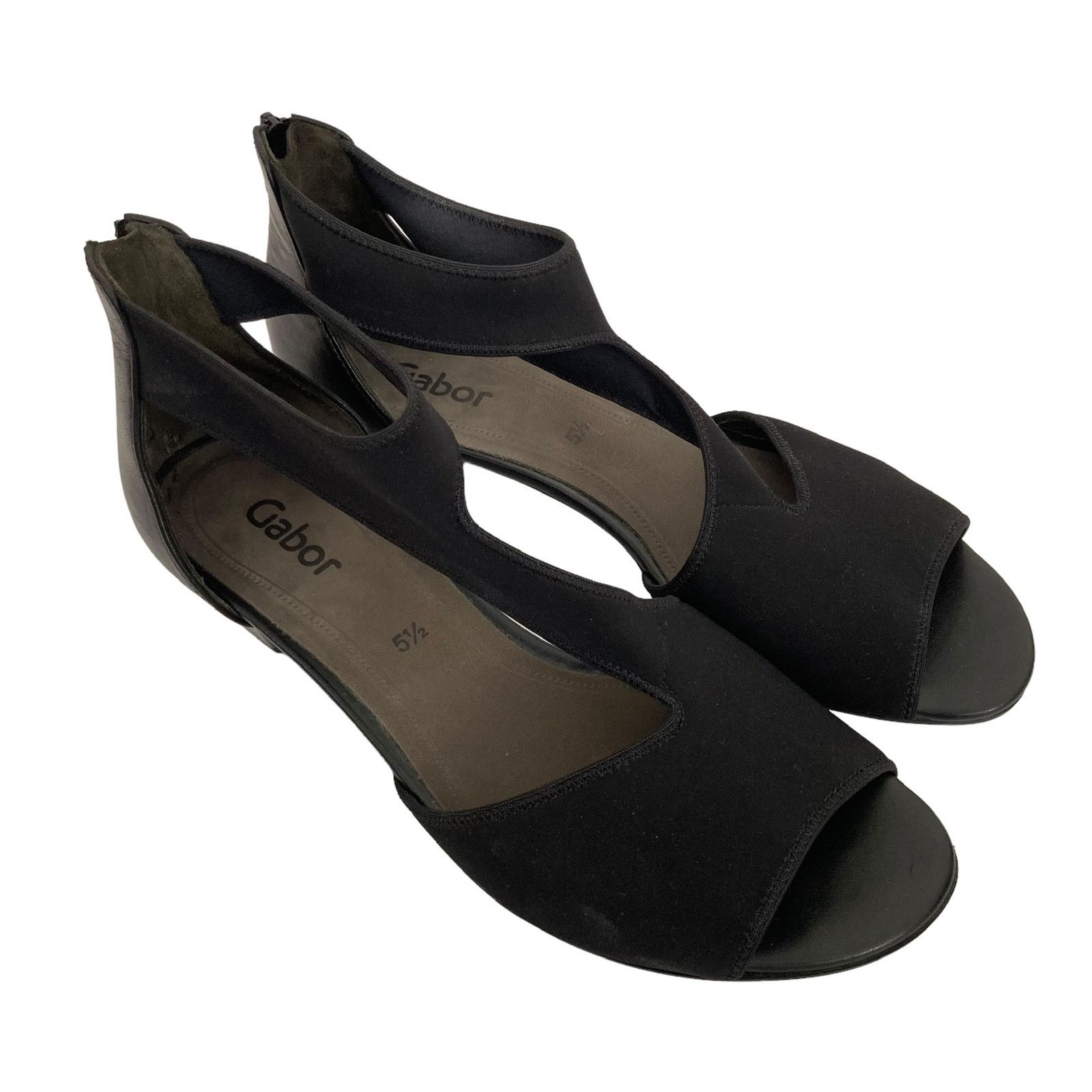 Other Gabor Black Sandal Heels Sz 8.5 Size US 8.5 / IT 38.5 - 8 Thumbnail