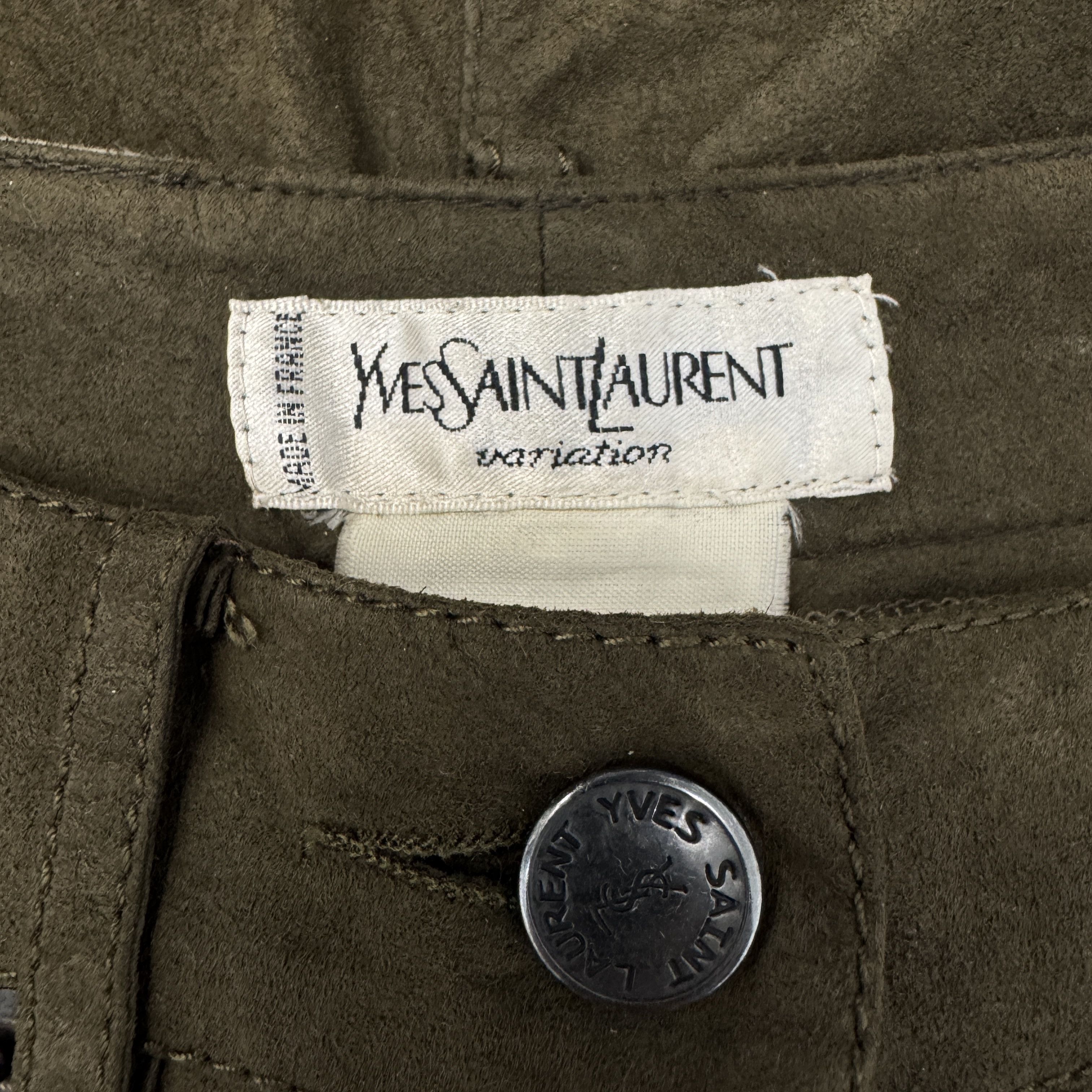 Yves Saint Laurent 80s Yves Sain Laurent jeggings pants size 36 Size 26" / US 2 / IT 38 - 4 Thumbnail
