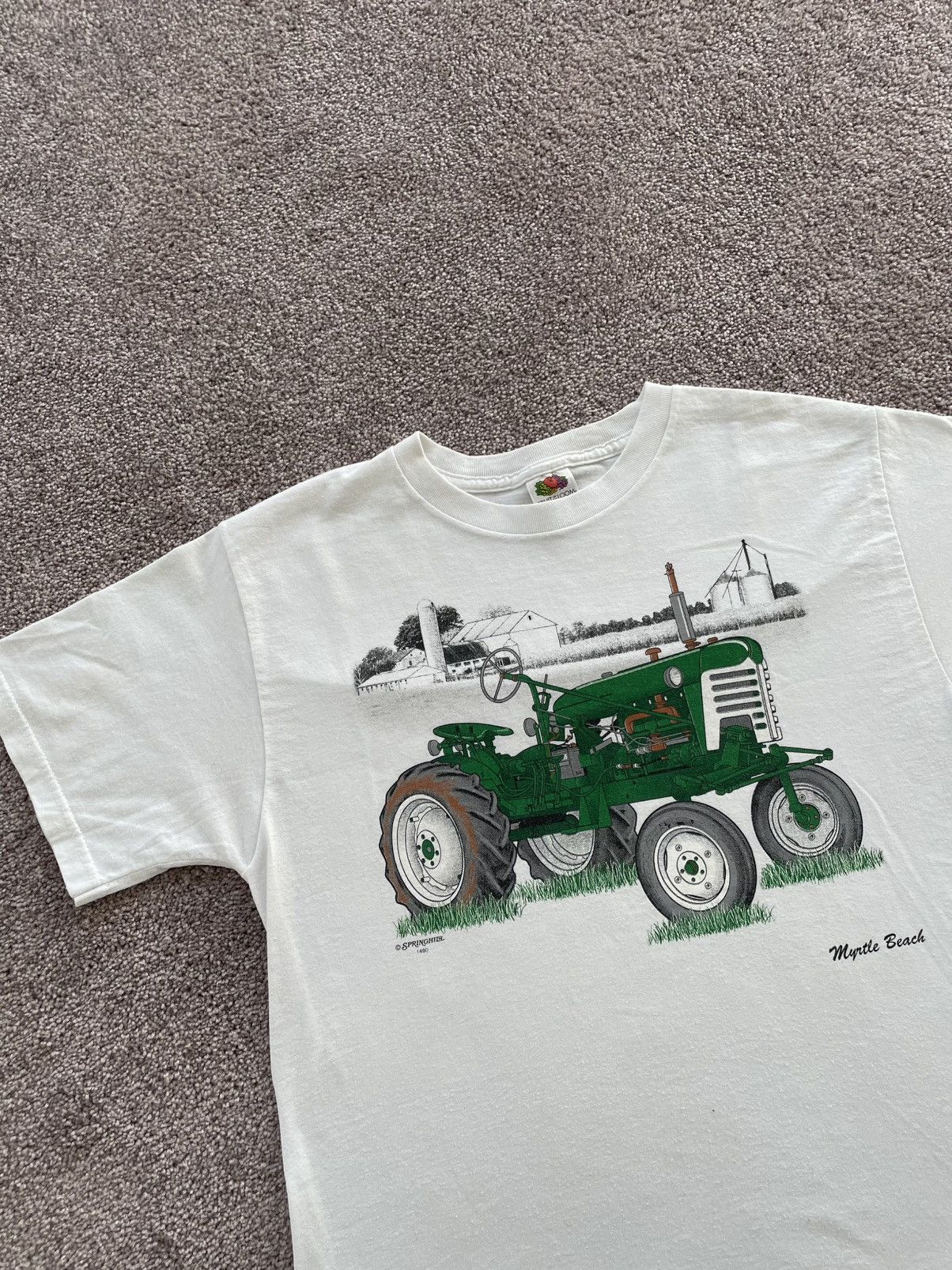 Vintage Vintage Myrtle Beach Tractor Tee Size US M / EU 48-50 / 2 - 2 Thumbnail