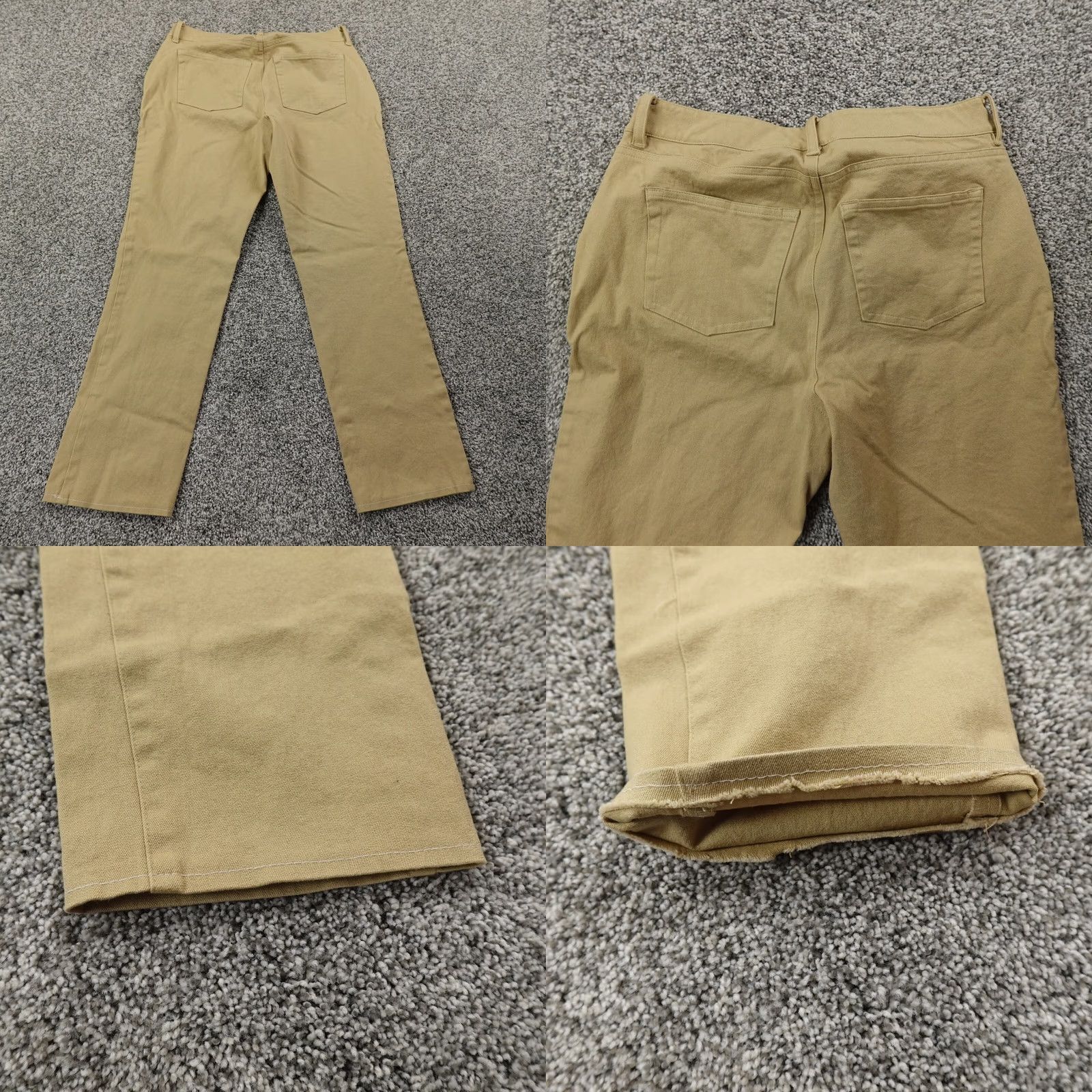 Ralph Lauren Ralph Lauren Pants Womens 6 Beige Chino Trousers Low Rise Stretch Preppy Size 28" / US 6 / IT 42 - 8 Thumbnail