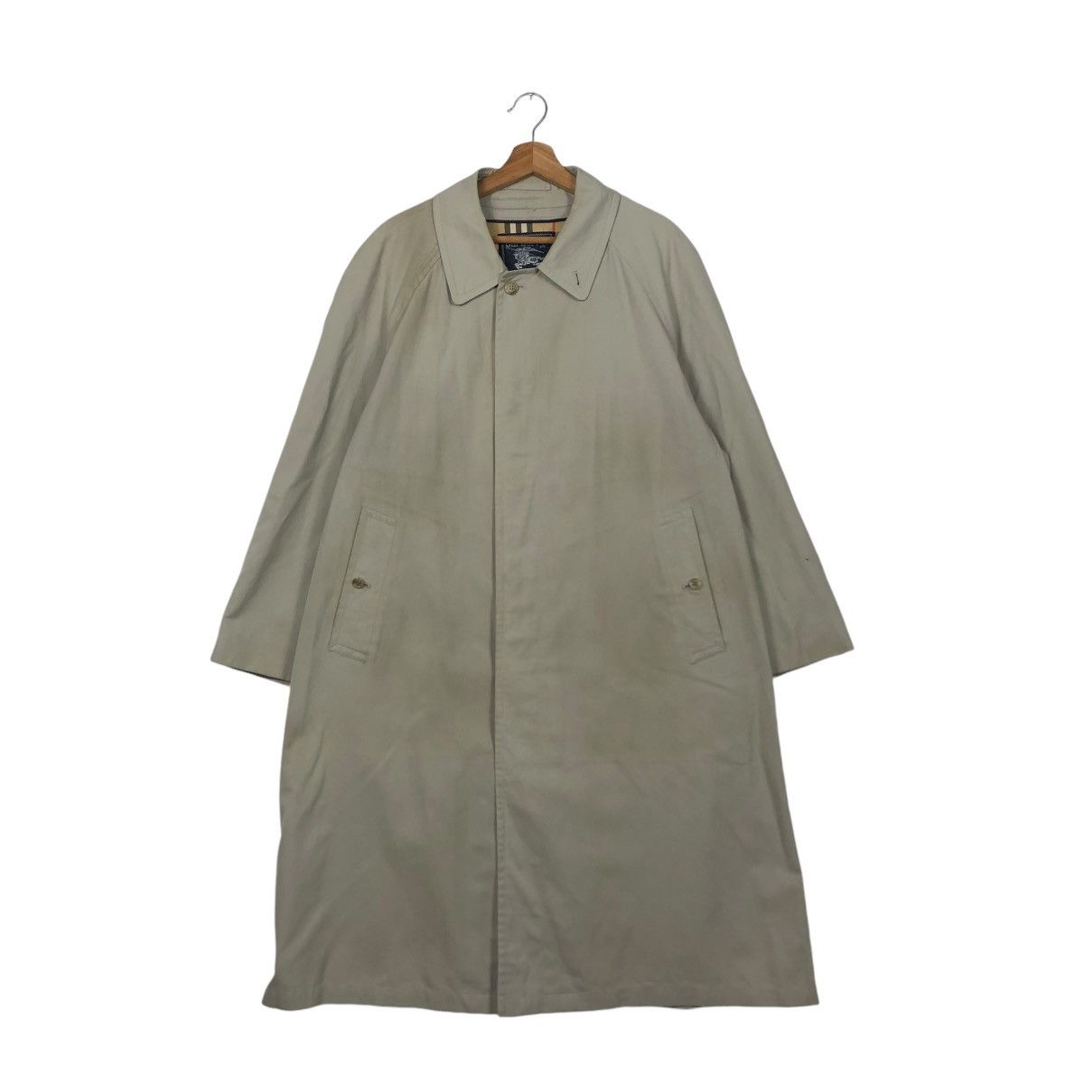 Burberry × Vintage 🔥VINTAGE LONG JACKET BURBERRYS NOVA CHECK BLANKET Size US M / EU 48-50 / 2 - 2 Thumbnail