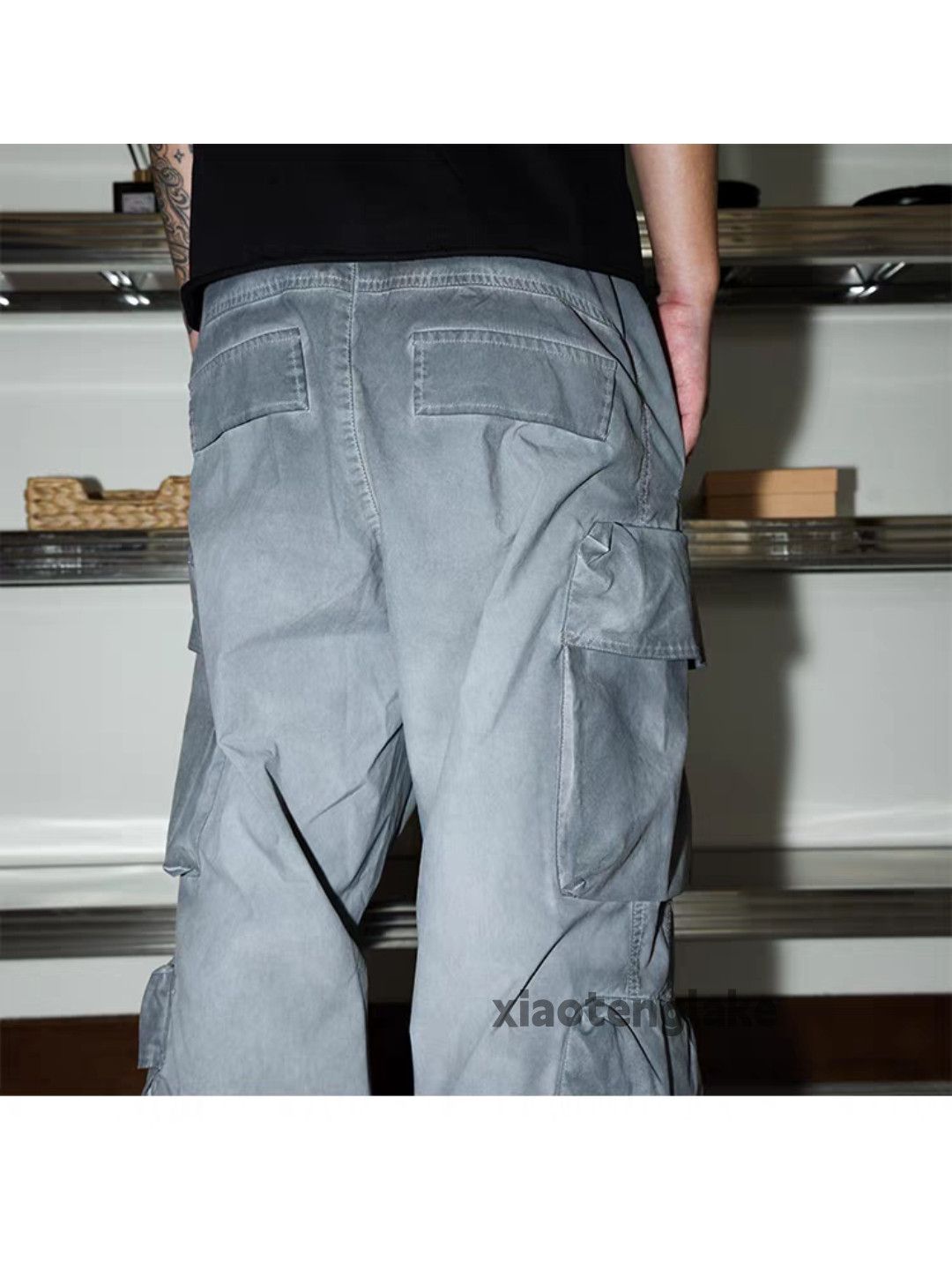 Vintage xtl utility skate hiphop loose baggy Stain cargo pants Size US 30 / EU 46 - 7 Thumbnail