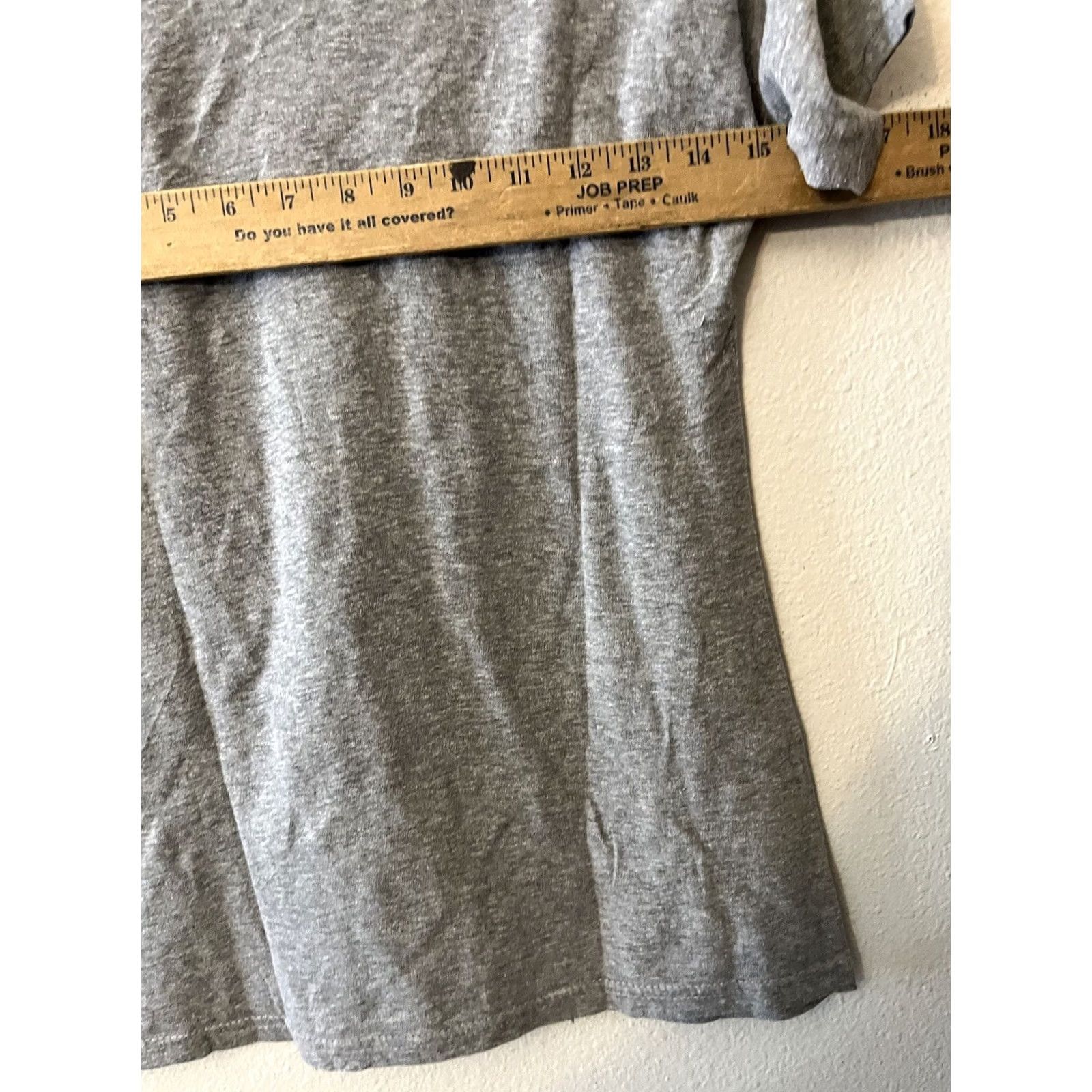 Aeropostale Aeropostale Solid Tee T-Shirt Mens Small Gray Logo Regular Fit Casual Shirt Men Size US S / EU 44-46 / 1 - 5 Thumbnail