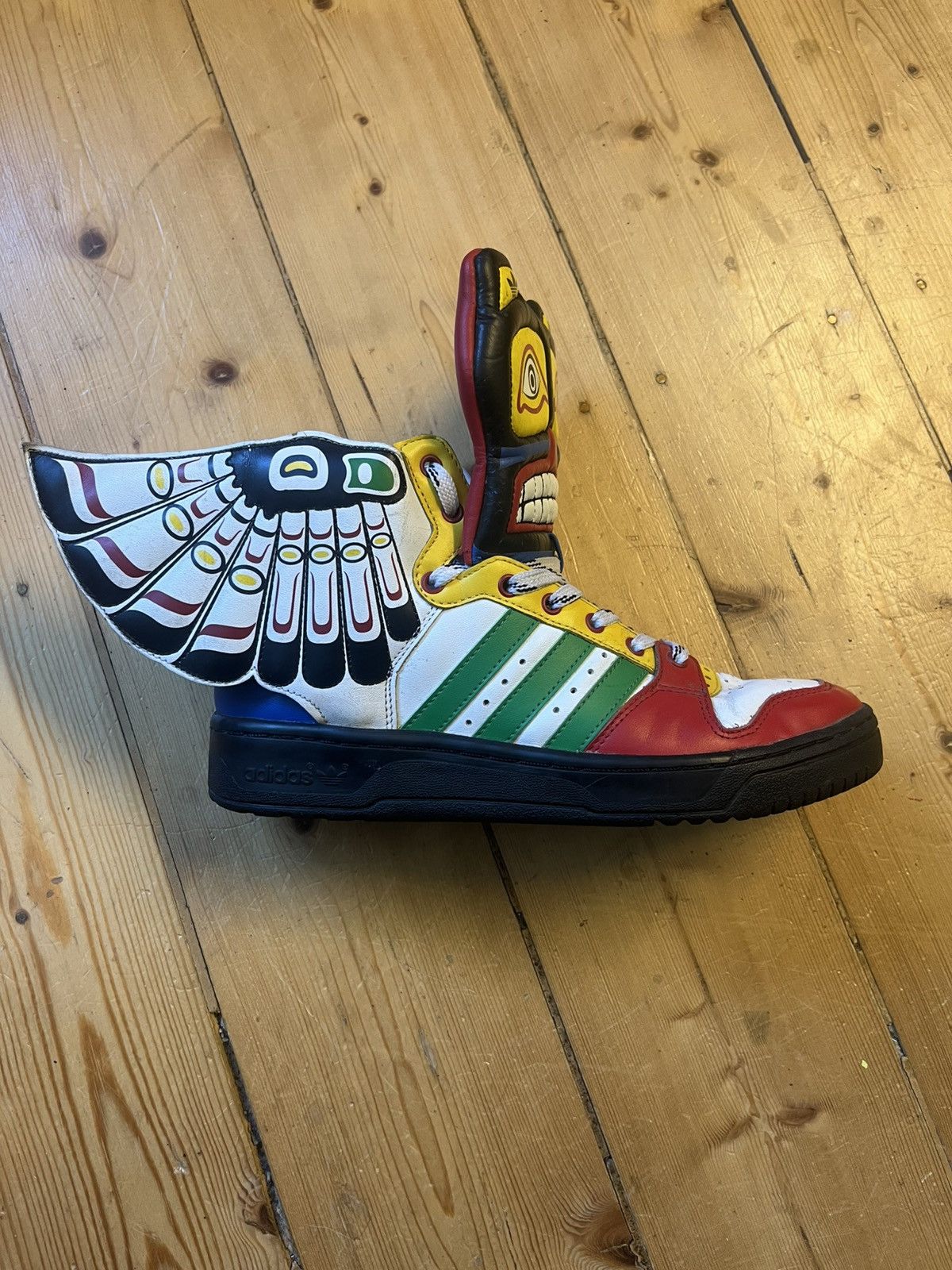 Adidas × Jeremy Scott Jeremy Scott Eagle Wings ‘Totem’ Size US 7.5 / EU 40-41 - 8 Thumbnail