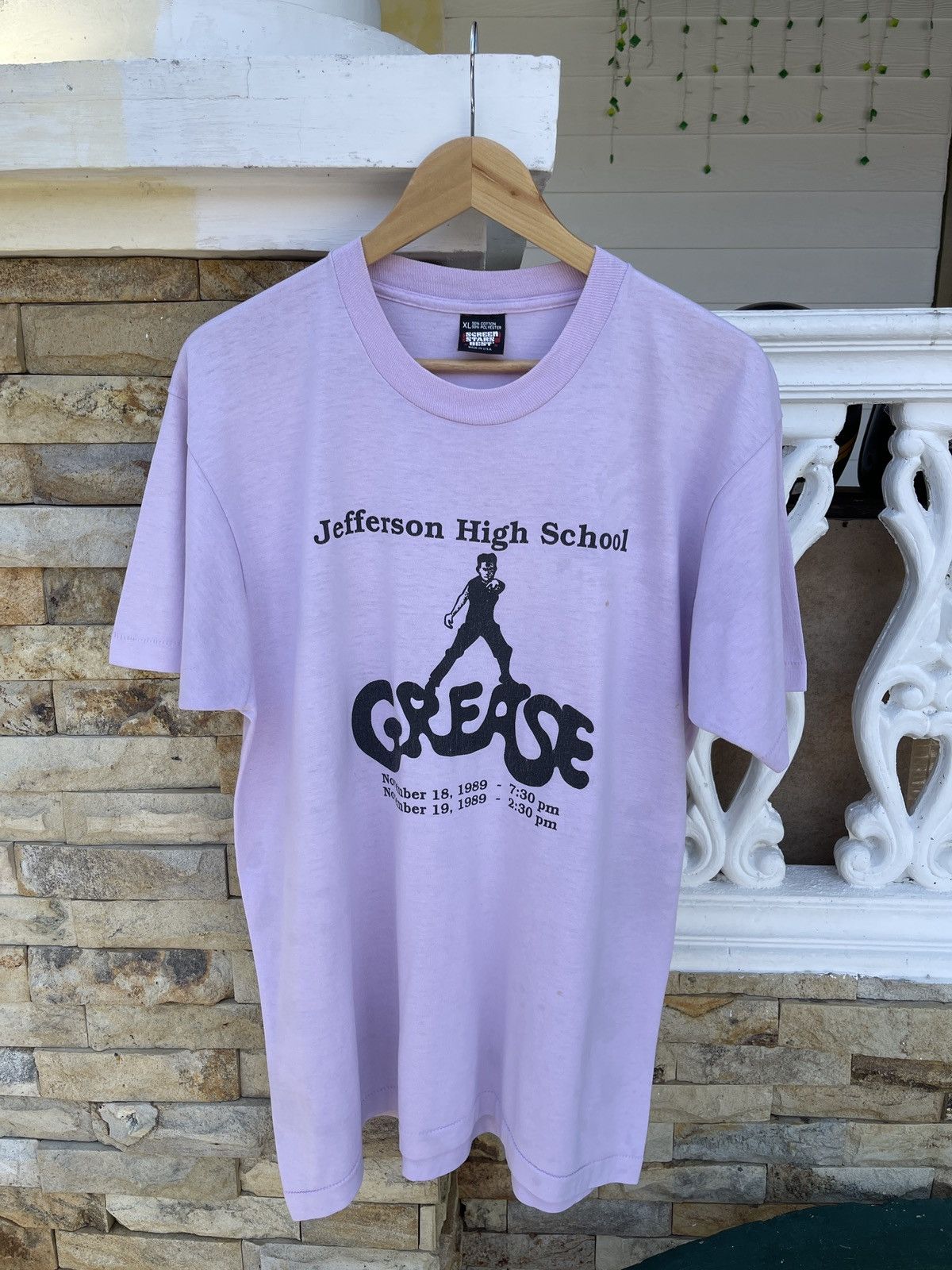 Last Drop🔥Rare🔥Vintage 80s JEFFERSON HIGH SCHOOL XL T Shirt